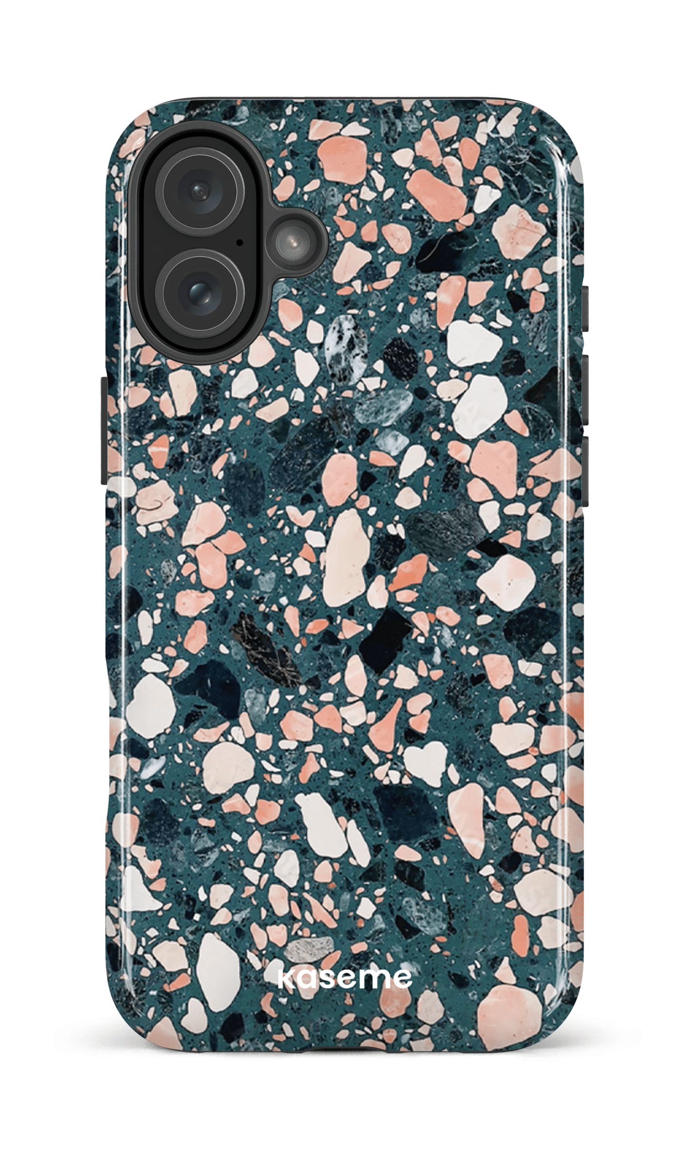 iPhone 16 Plus Impact Case Frozen stone Blue -