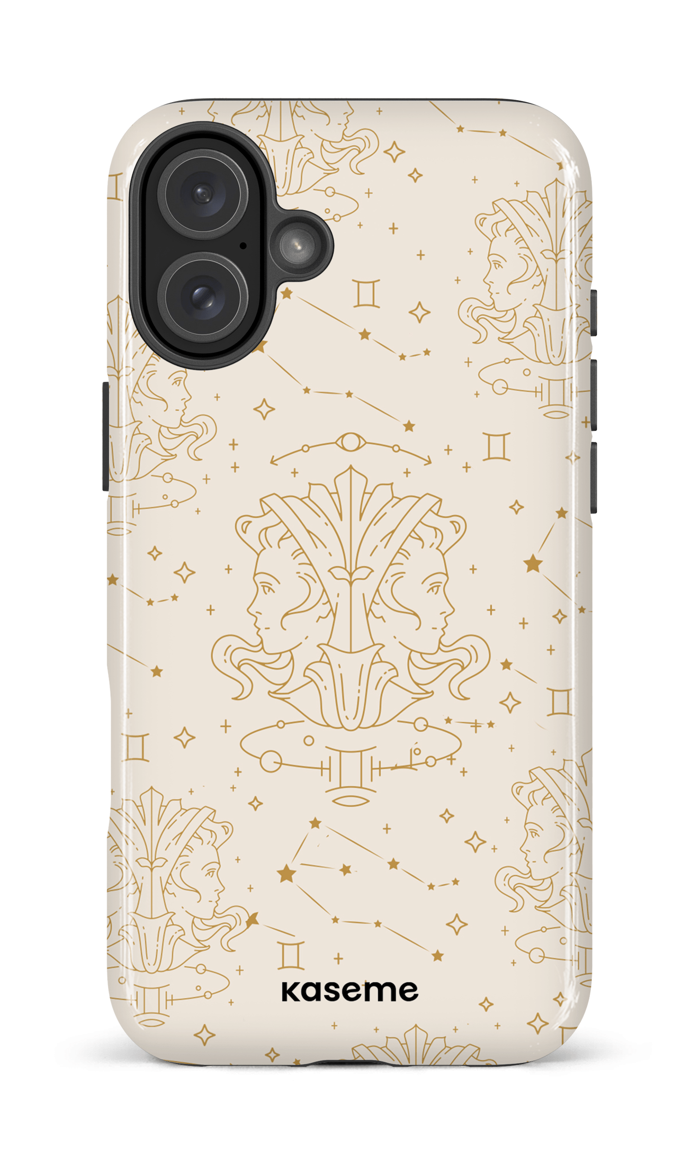 iPhone 16 Plus Impact Case Gemini Beige -