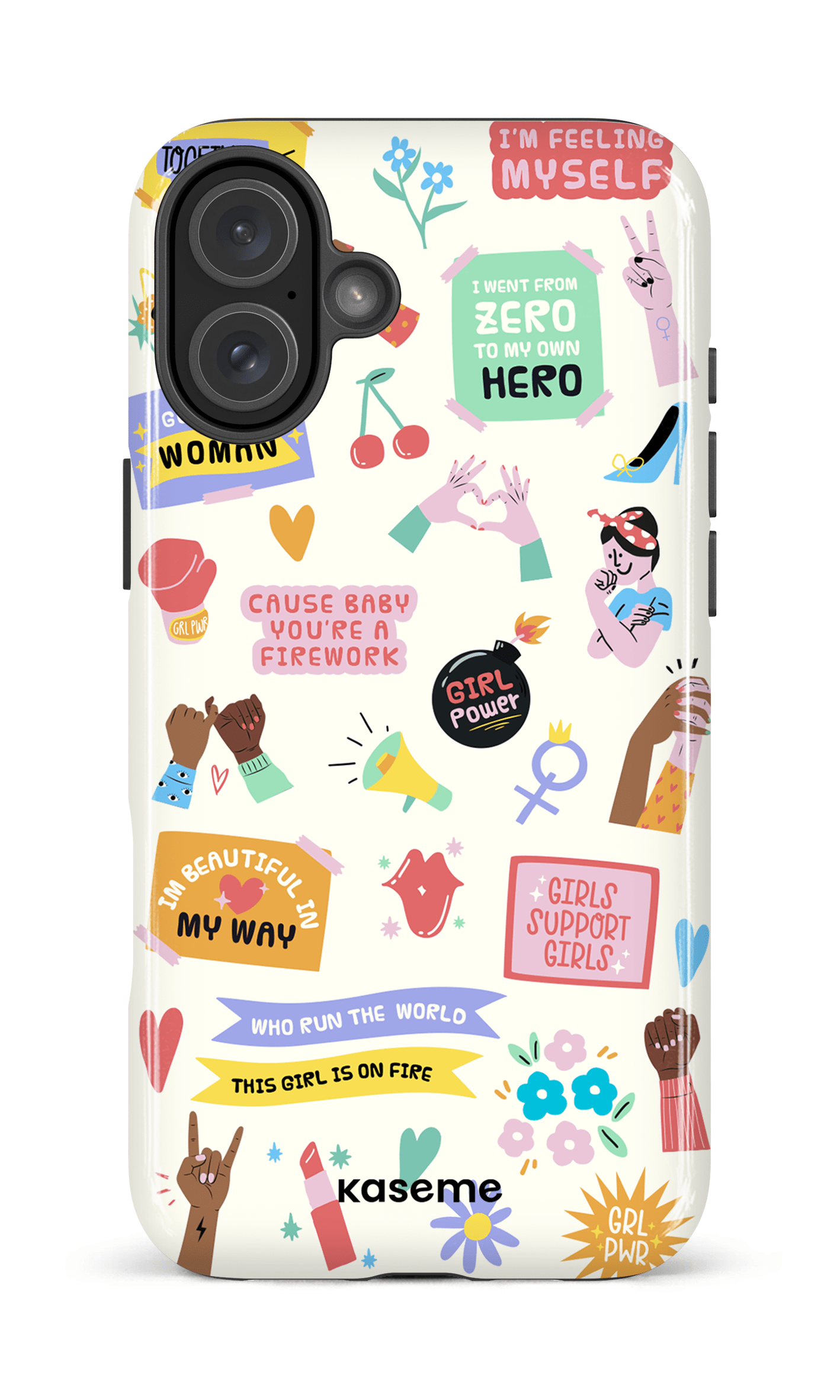iPhone 16 Plus Impact Case Girl Boss -