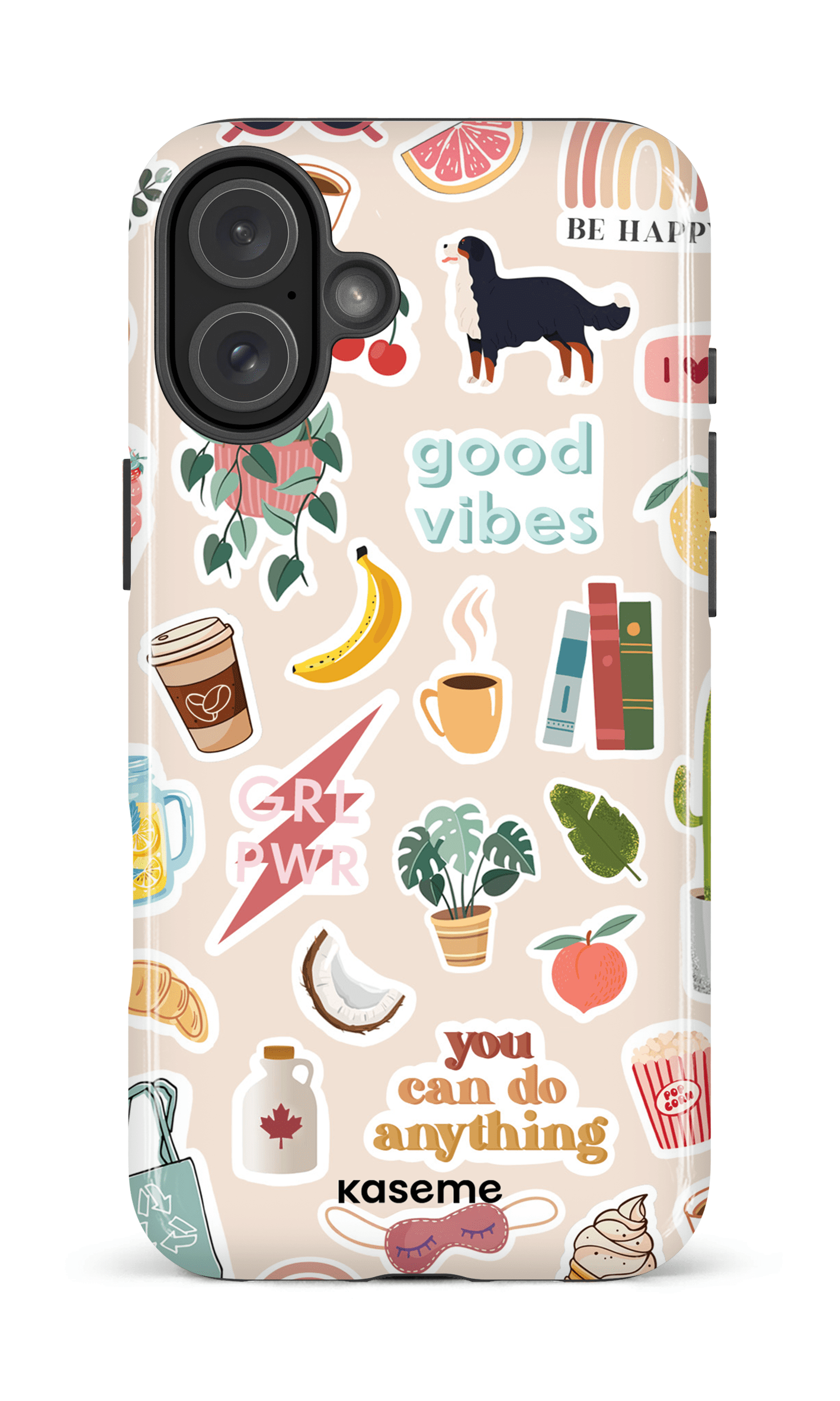 iPhone 16 Plus Impact Case Good vibes -