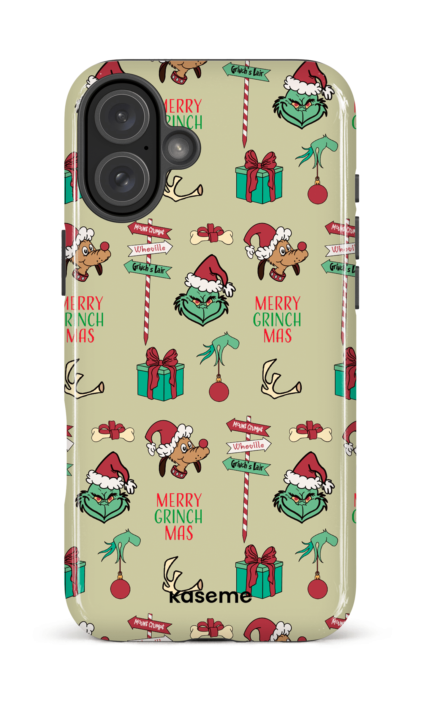 iPhone 16 Plus Impact Case Grinchmas -