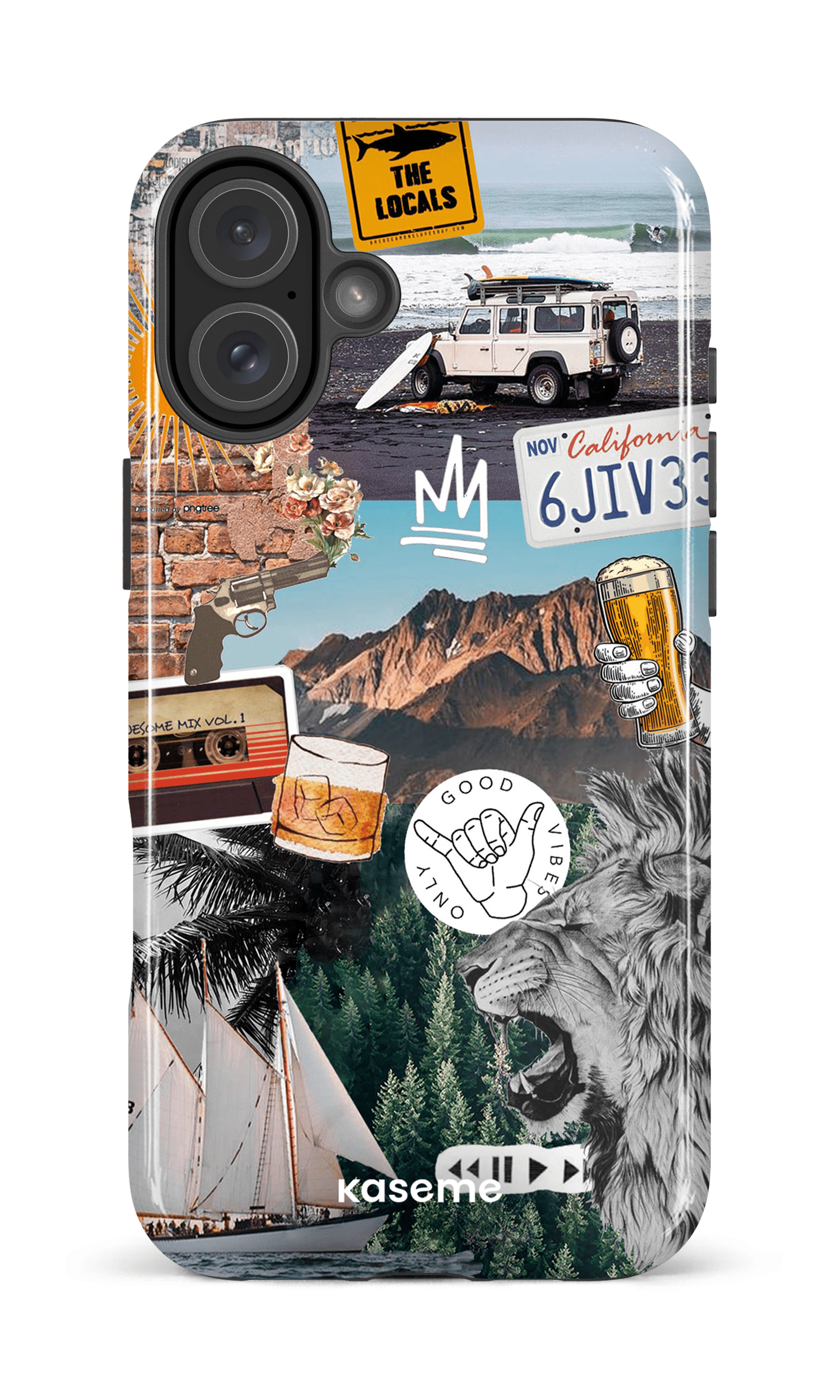 iPhone 16 Plus Impact Case Groovy -