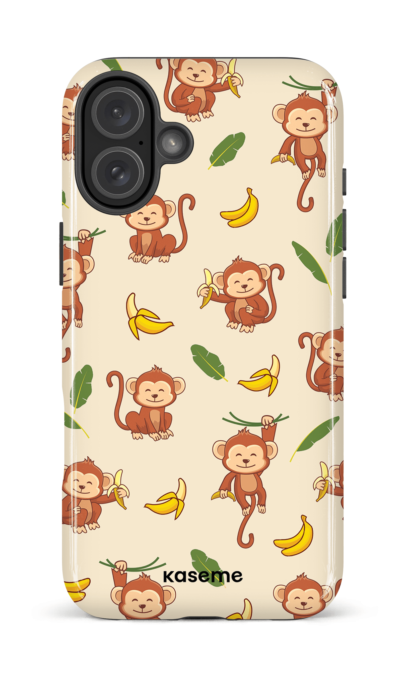 iPhone 16 Plus Impact Case Happy Monkey -
