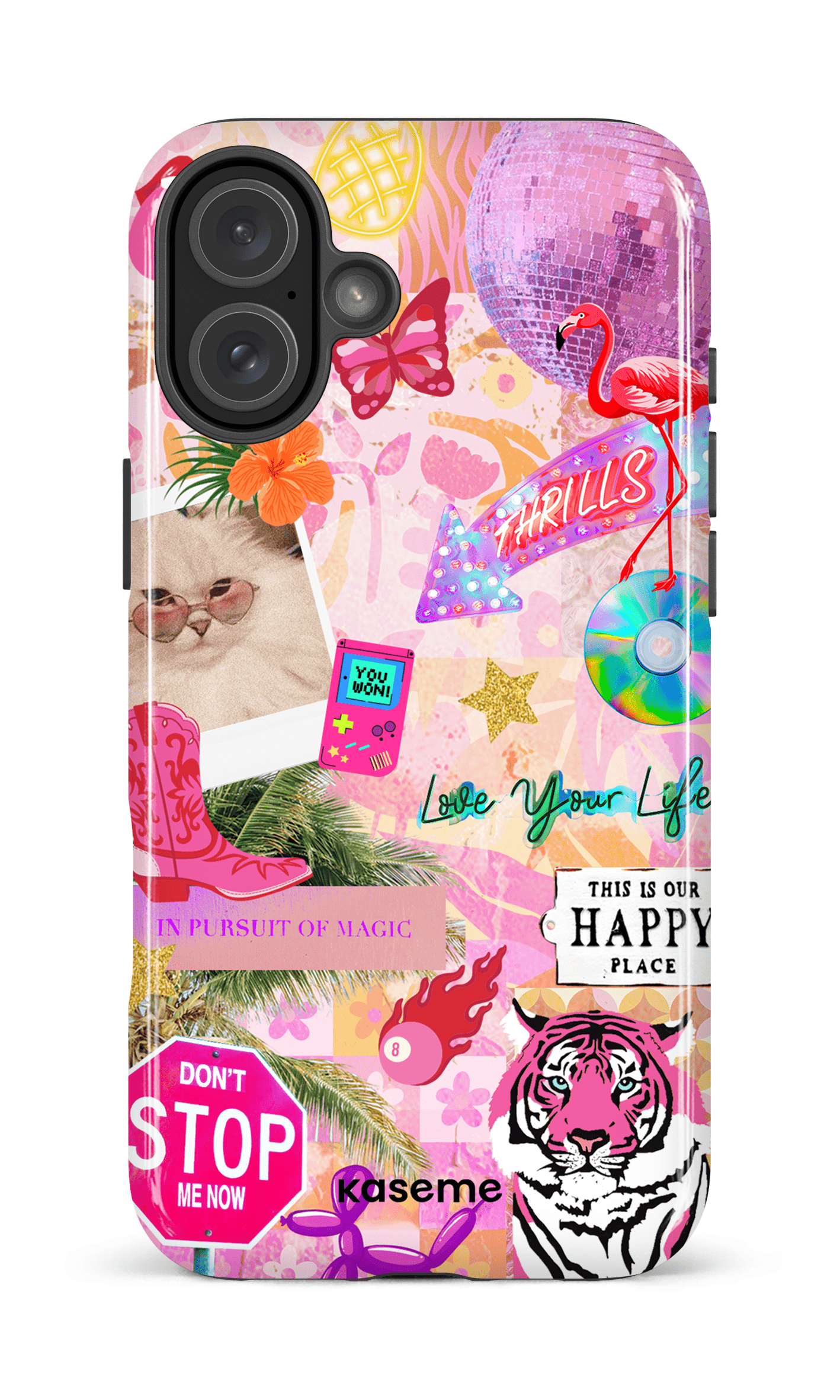 iPhone 16 Plus Impact Case Happy Place -