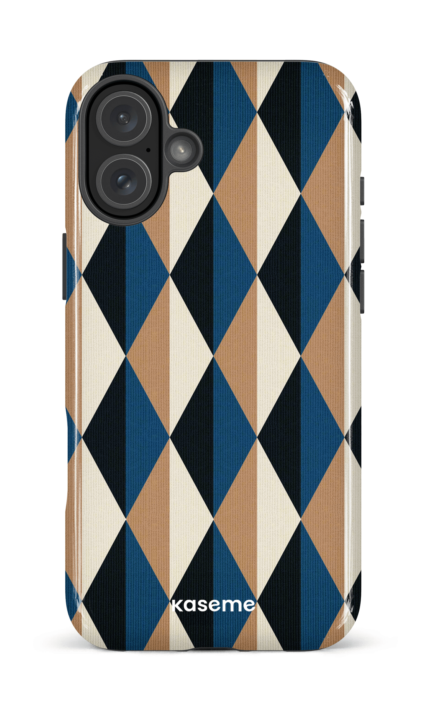 iPhone 16 Plus Impact Case Harlequin Blue -