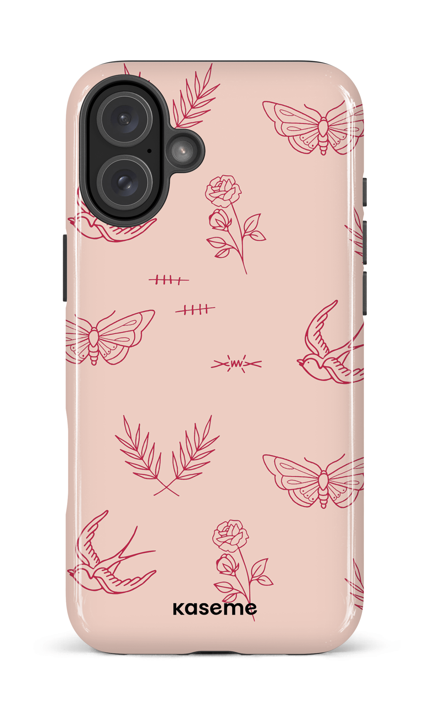 iPhone 16 Plus Impact Case Ink magenta -