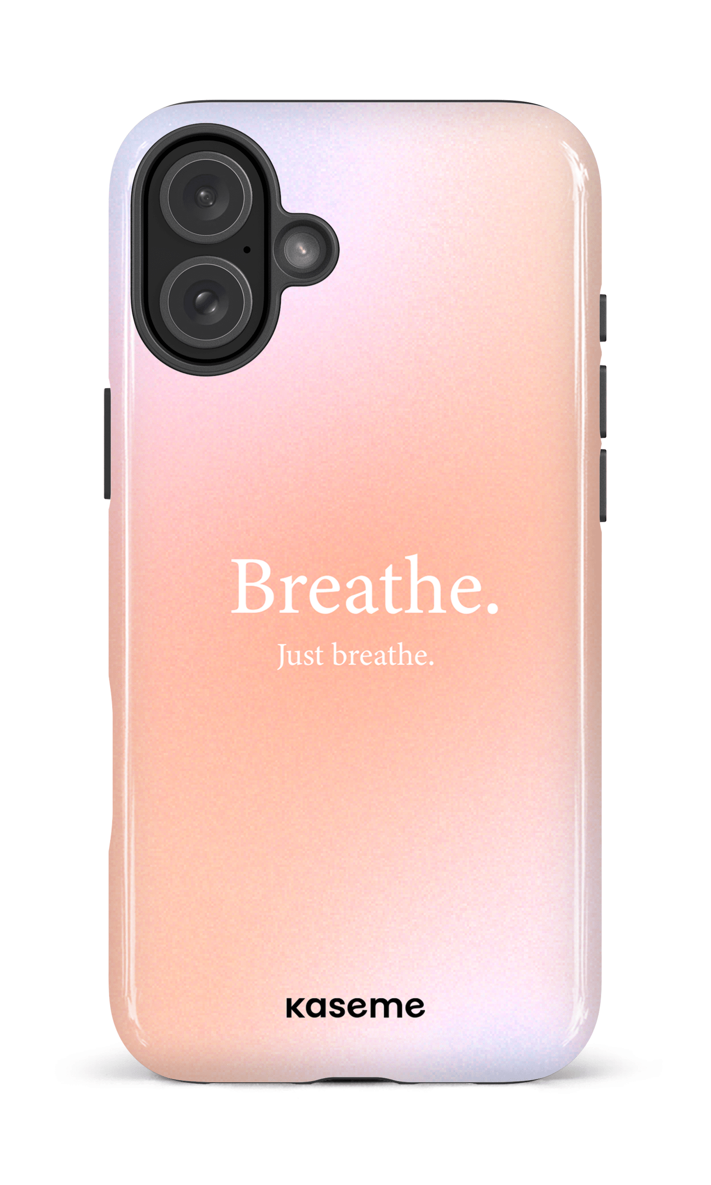 iPhone 16 Plus Impact Case Just breathe -