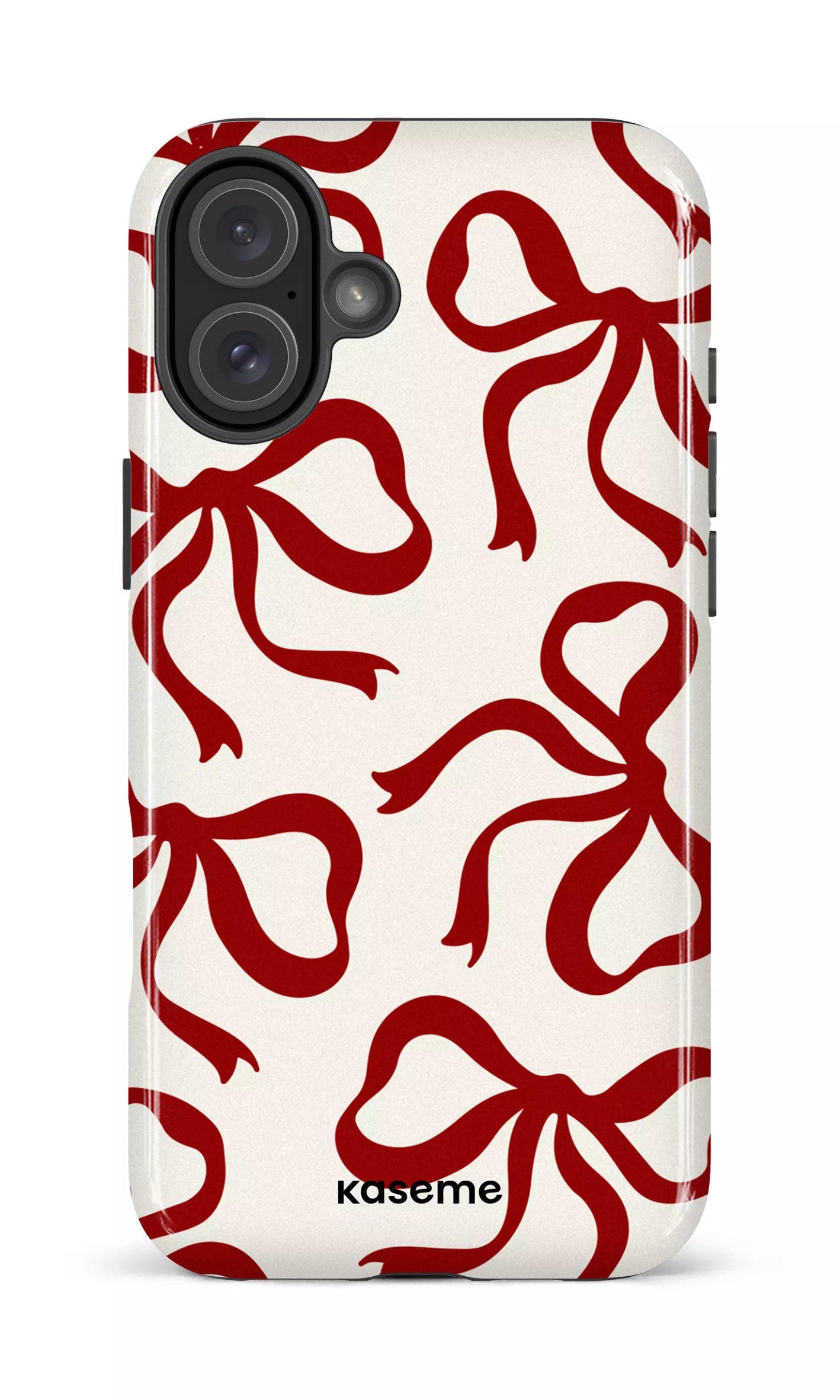iPhone 16 Plus Impact Case Lace Burgundy -