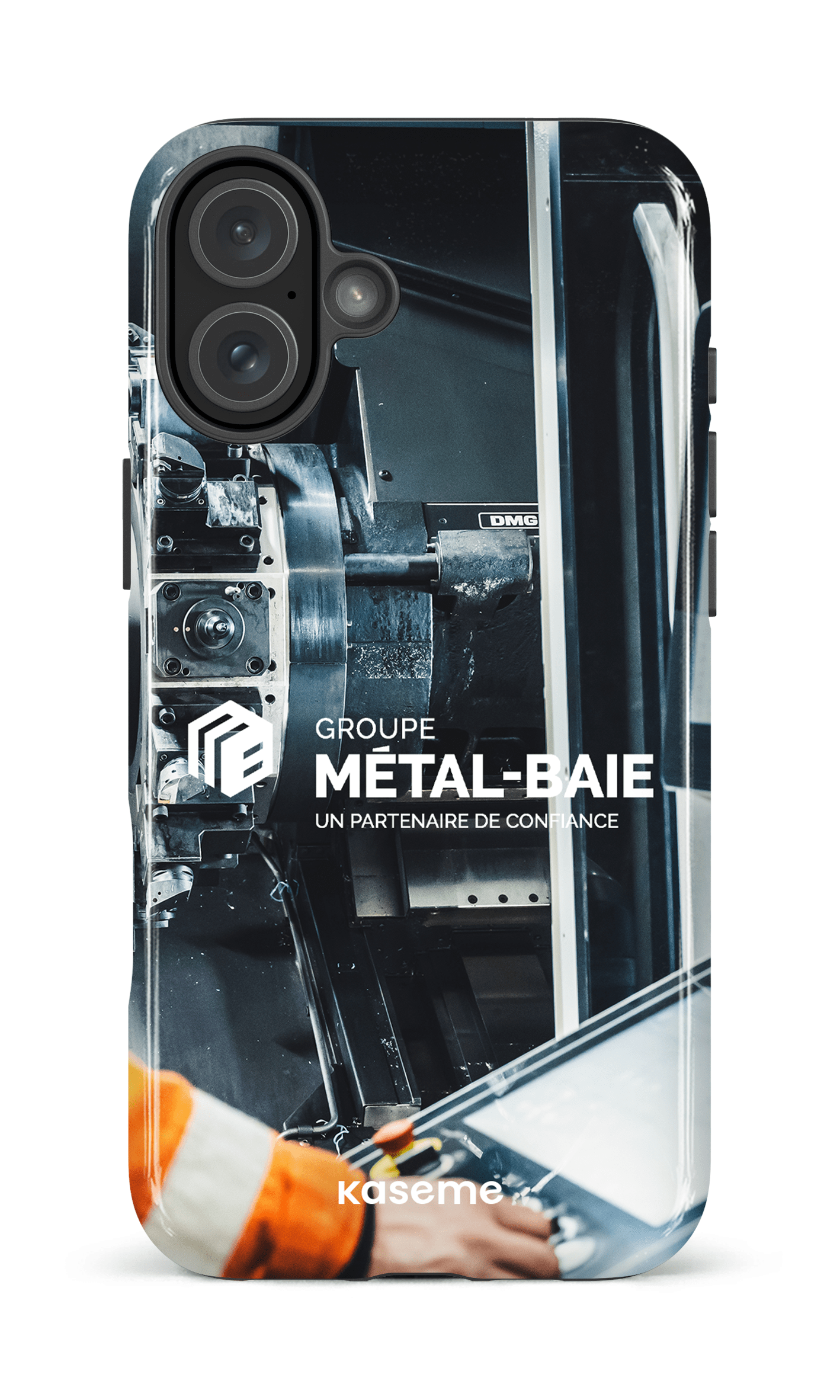 iPhone 16 Plus Impact Case Le machinage par Métal-Baie -