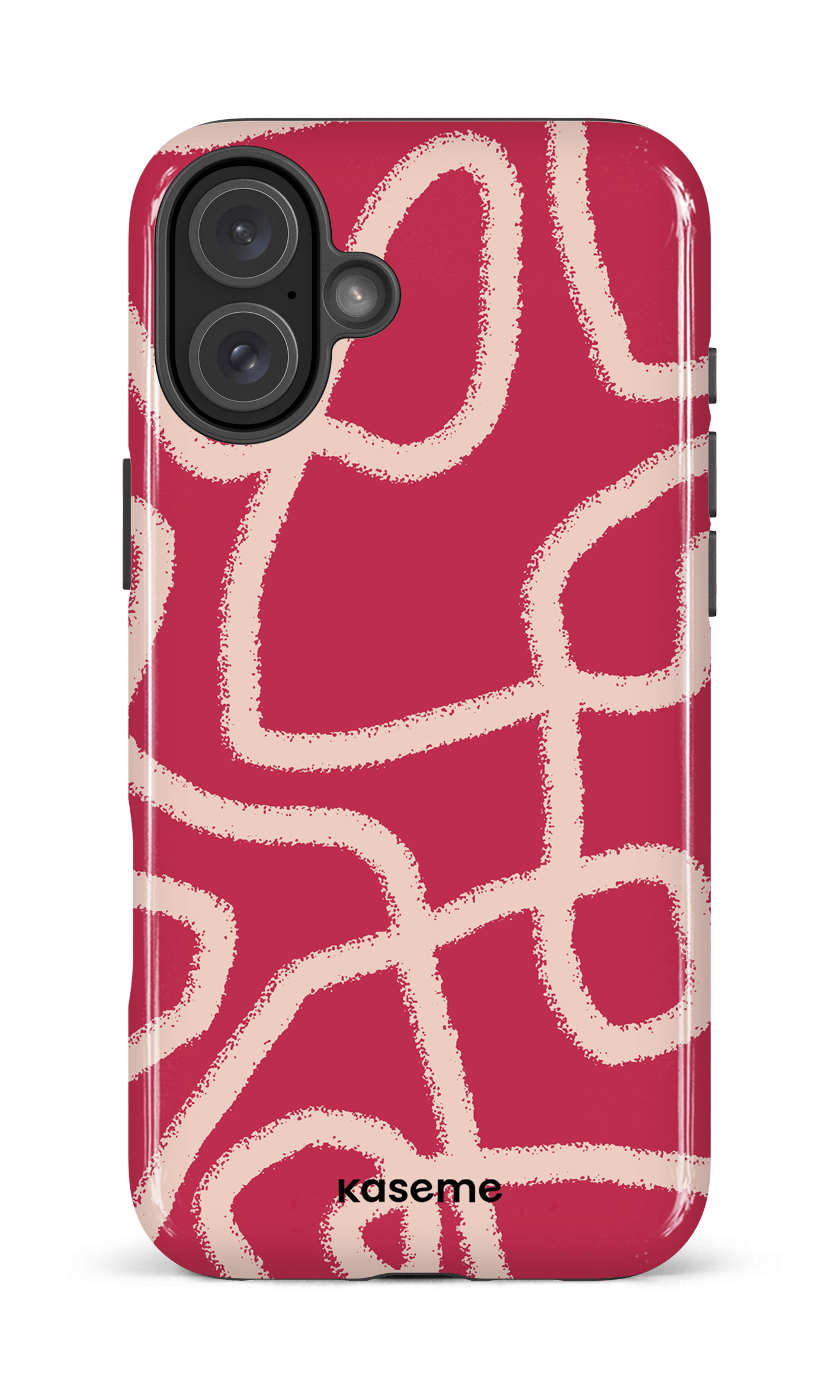 iPhone 16 Plus Impact Case Lifeline magenta -