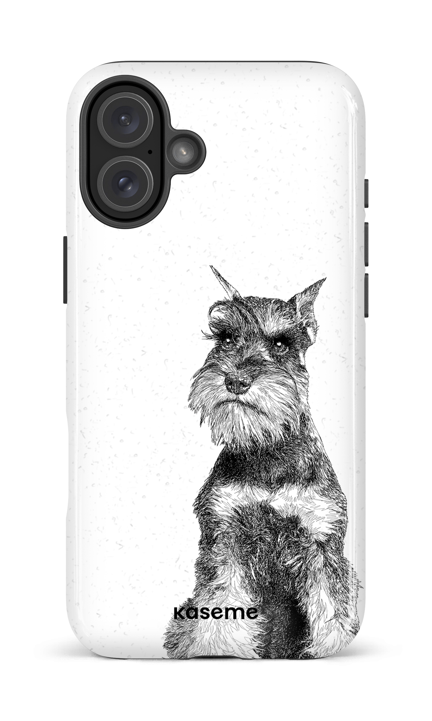 iPhone 16 Plus Impact Case Miniature Schnauzer -