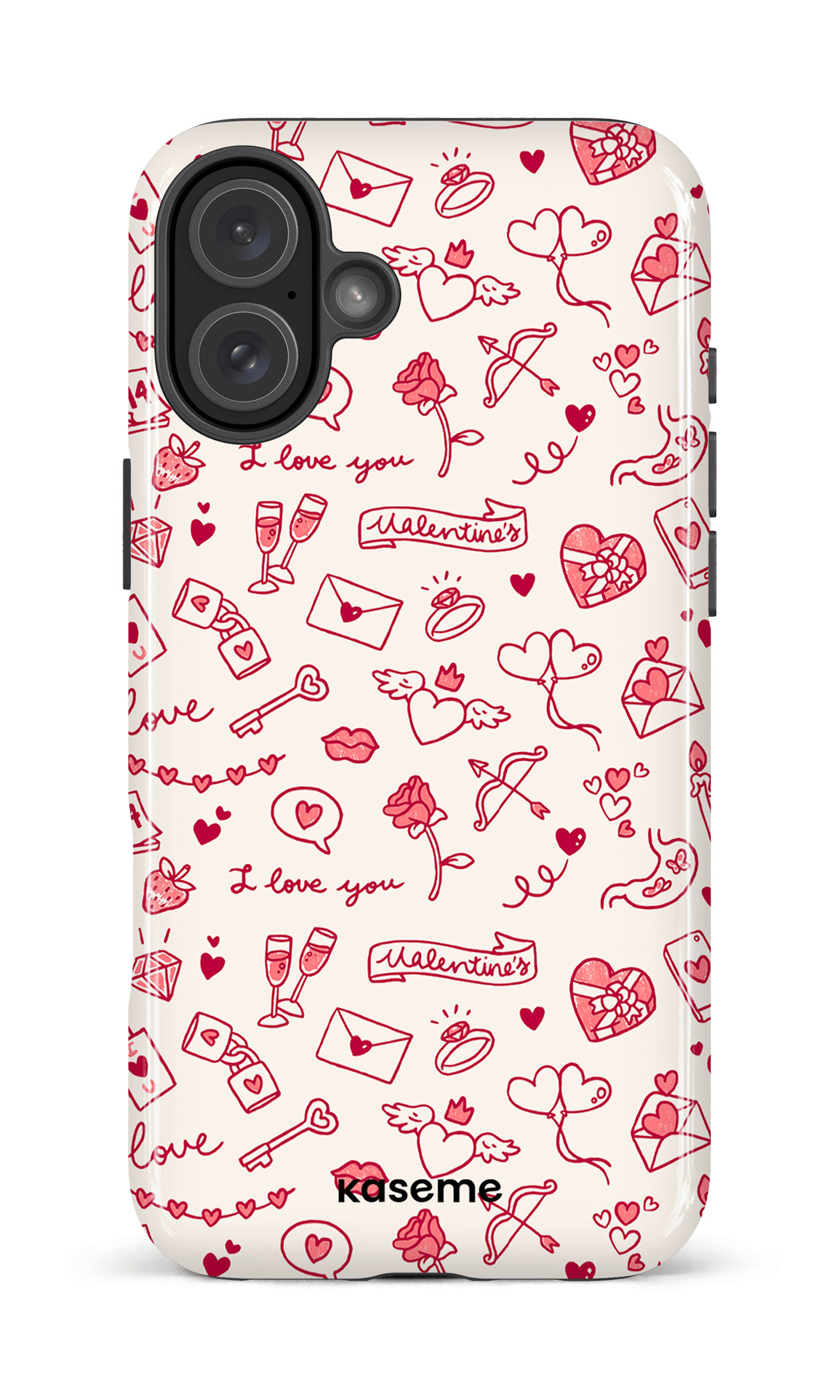 iPhone 16 Plus Impact Case My Valentine -
