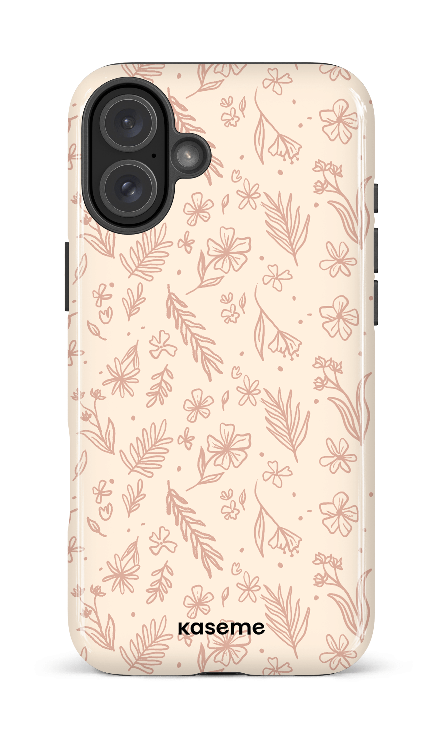 iPhone 16 Plus Impact Case Olive Branch Pink -
