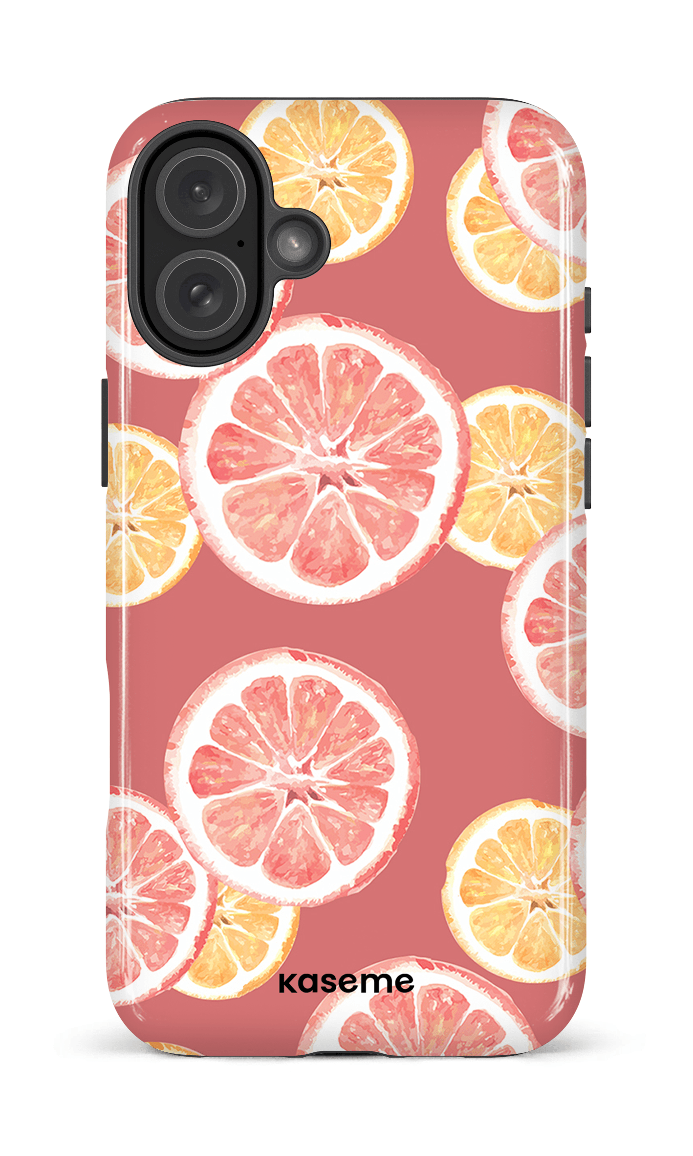 iPhone 16 Plus Impact Case Pink lemonade raspberry -