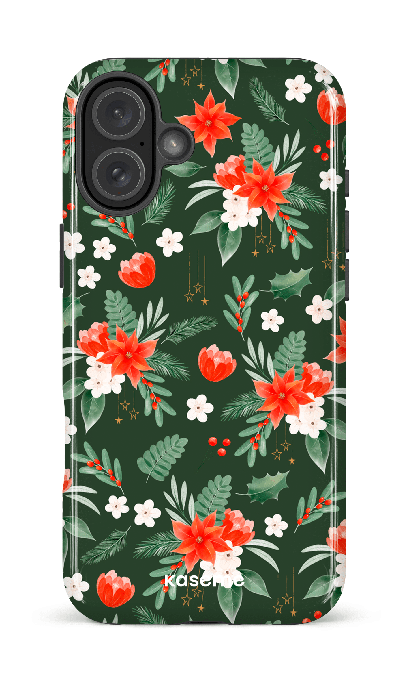 iPhone 16 Plus Impact Case Poinsettia -