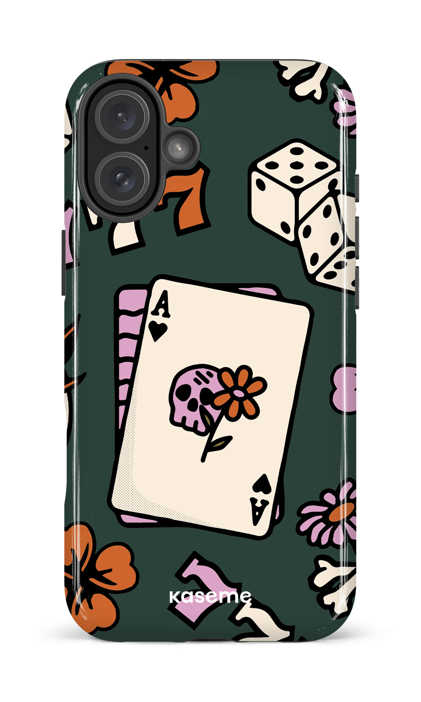 iPhone 16 Plus Impact Case Poker Face -