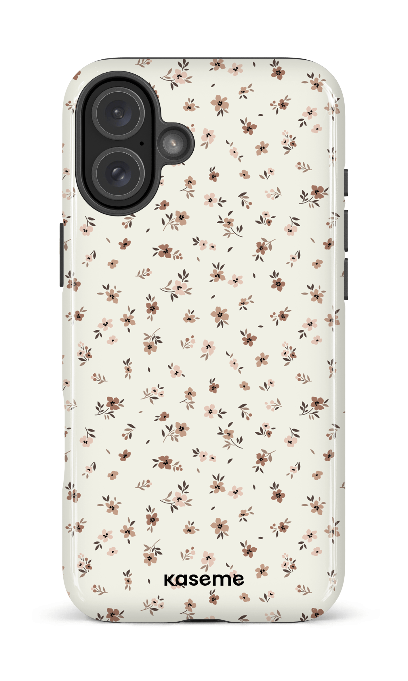 iPhone 16 Plus Impact Case Porcelain blossom Mousse -