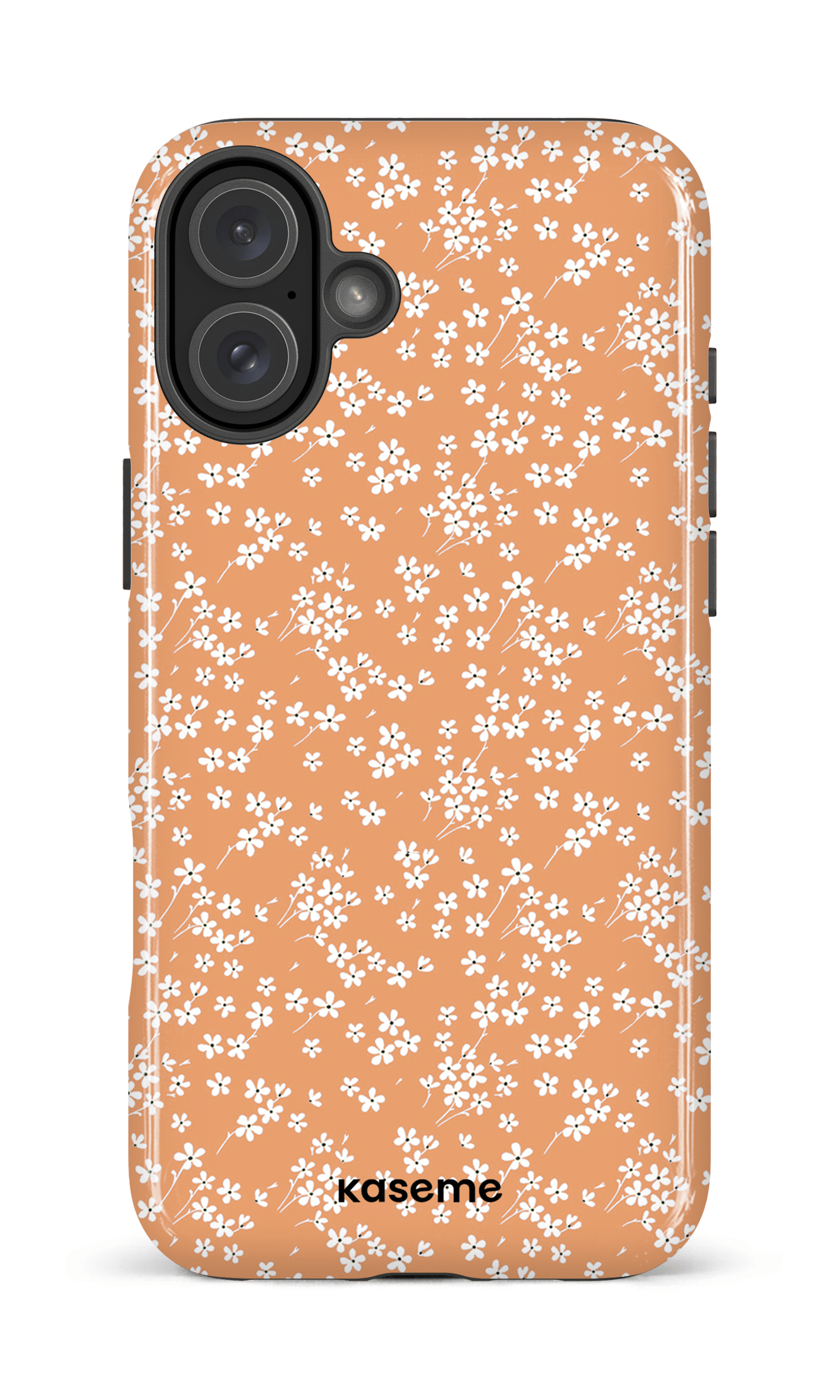 iPhone 16 Plus Impact Case Posy orange -