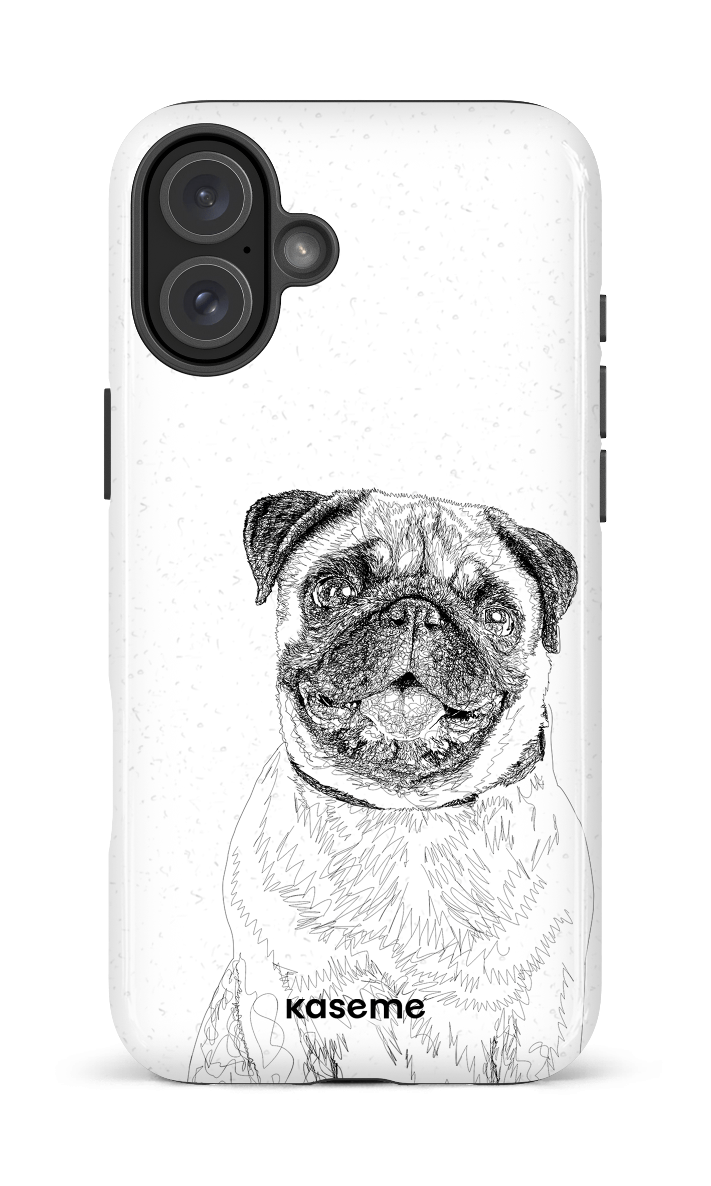 iPhone 16 Plus Impact Case Pug -