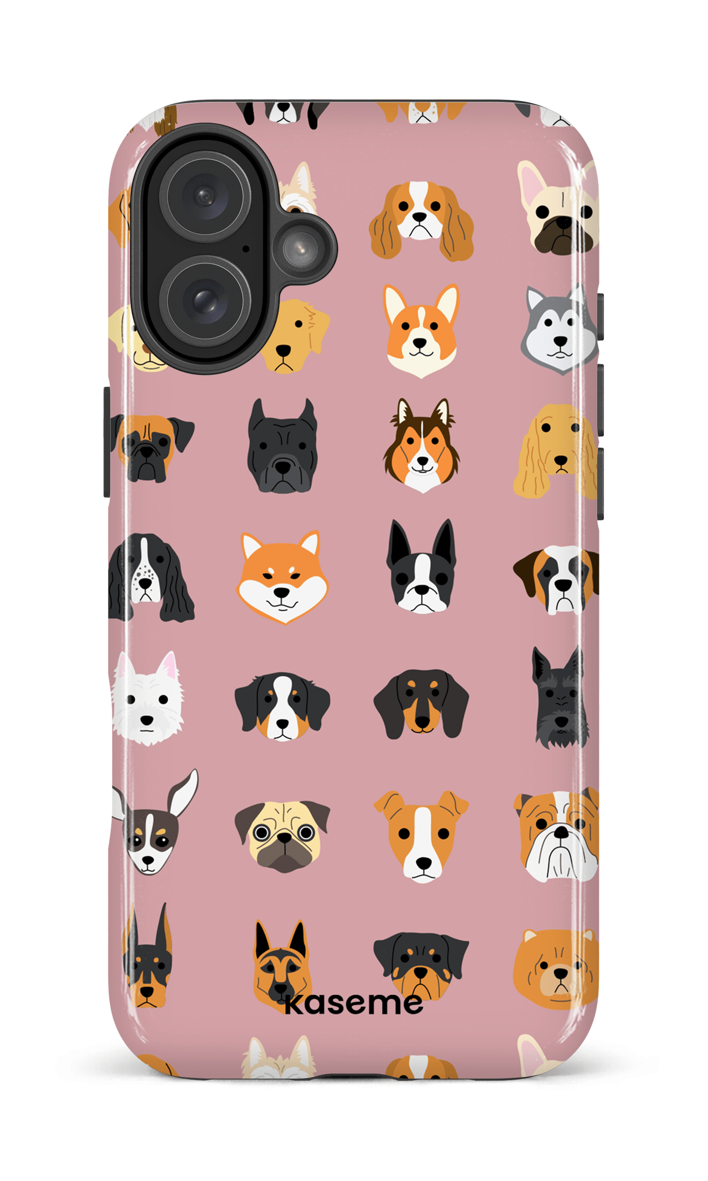 iPhone 16 Plus Impact Case Pup pink -