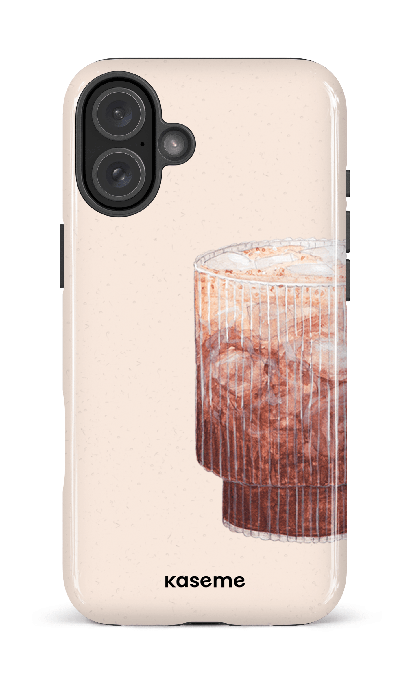 iPhone 16 Plus Impact Case Ripple coffee -