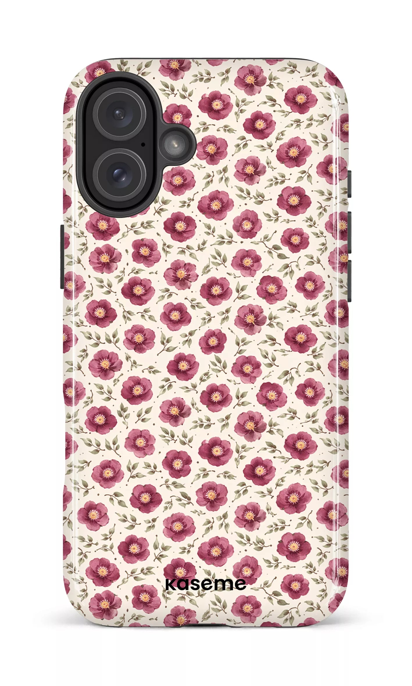 iPhone 16 Plus Impact Case Ruby Bloom -