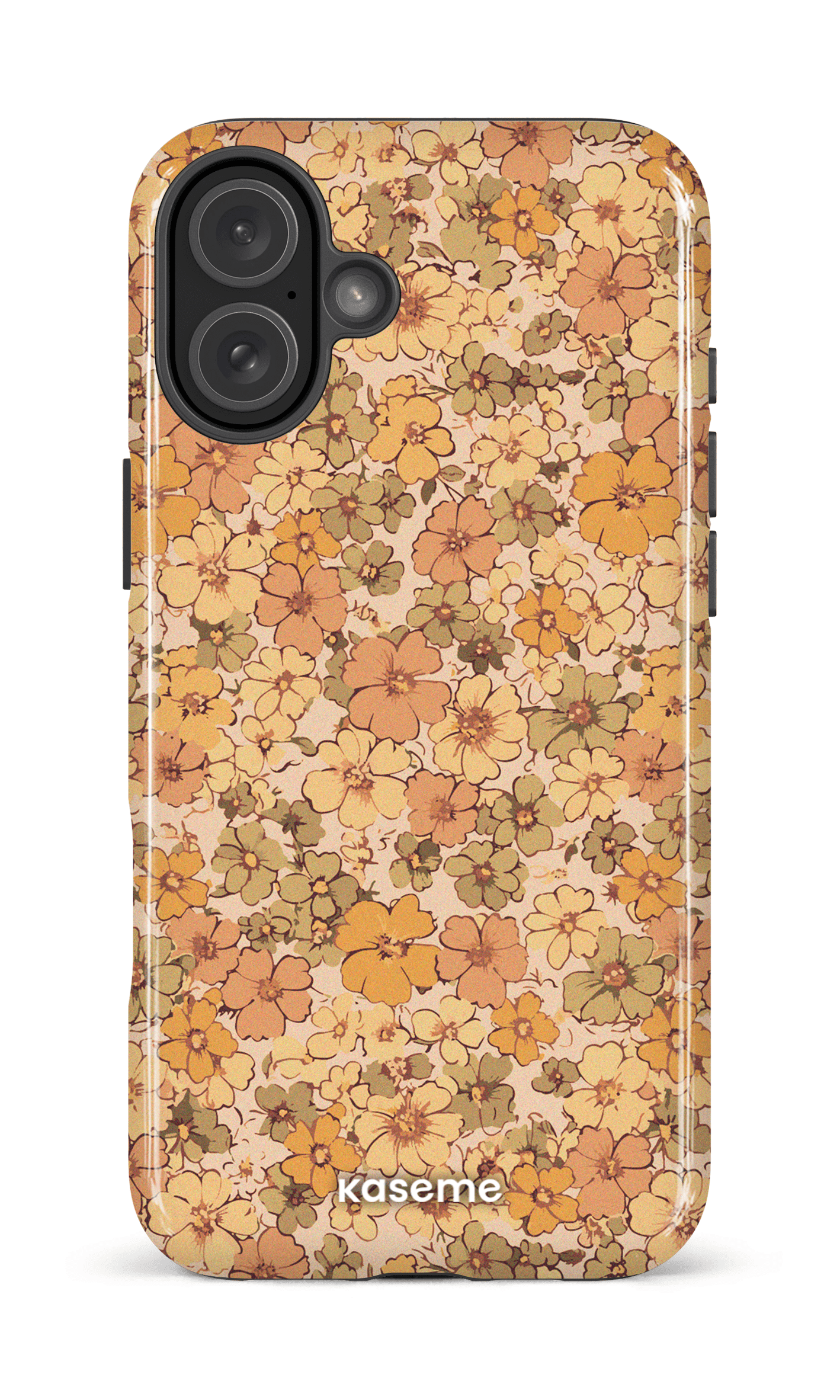 iPhone 16 Plus Impact Case Rustic Romance Yellow -