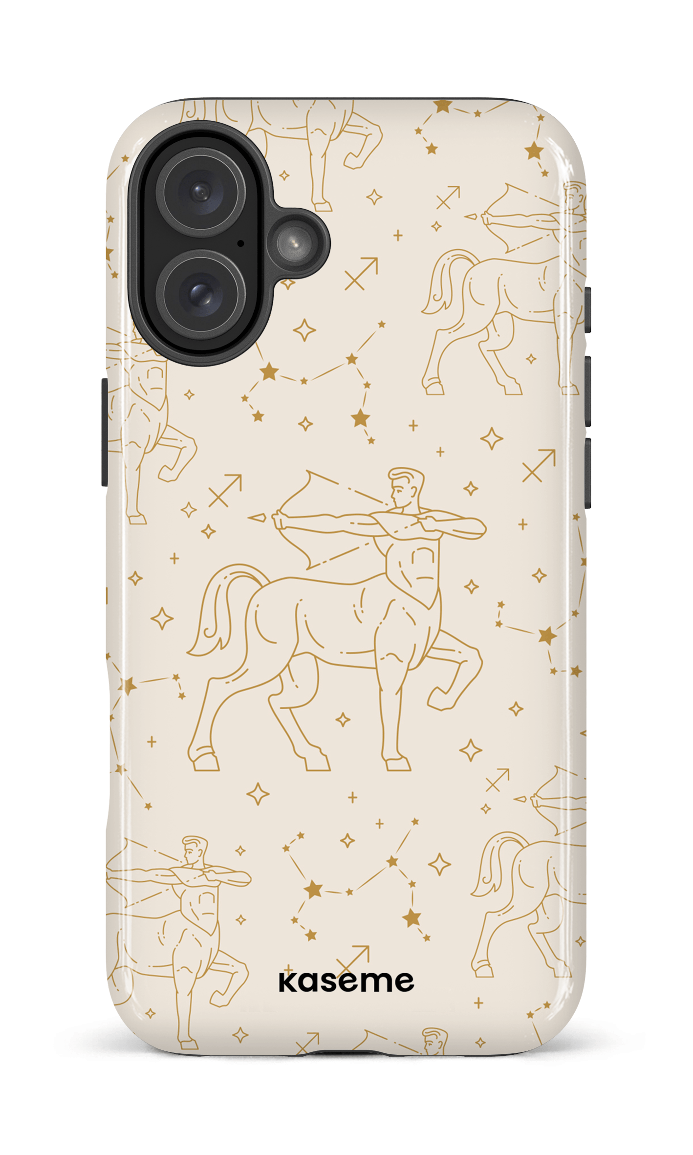 iPhone 16 Plus Impact Case Sagittarius beige -