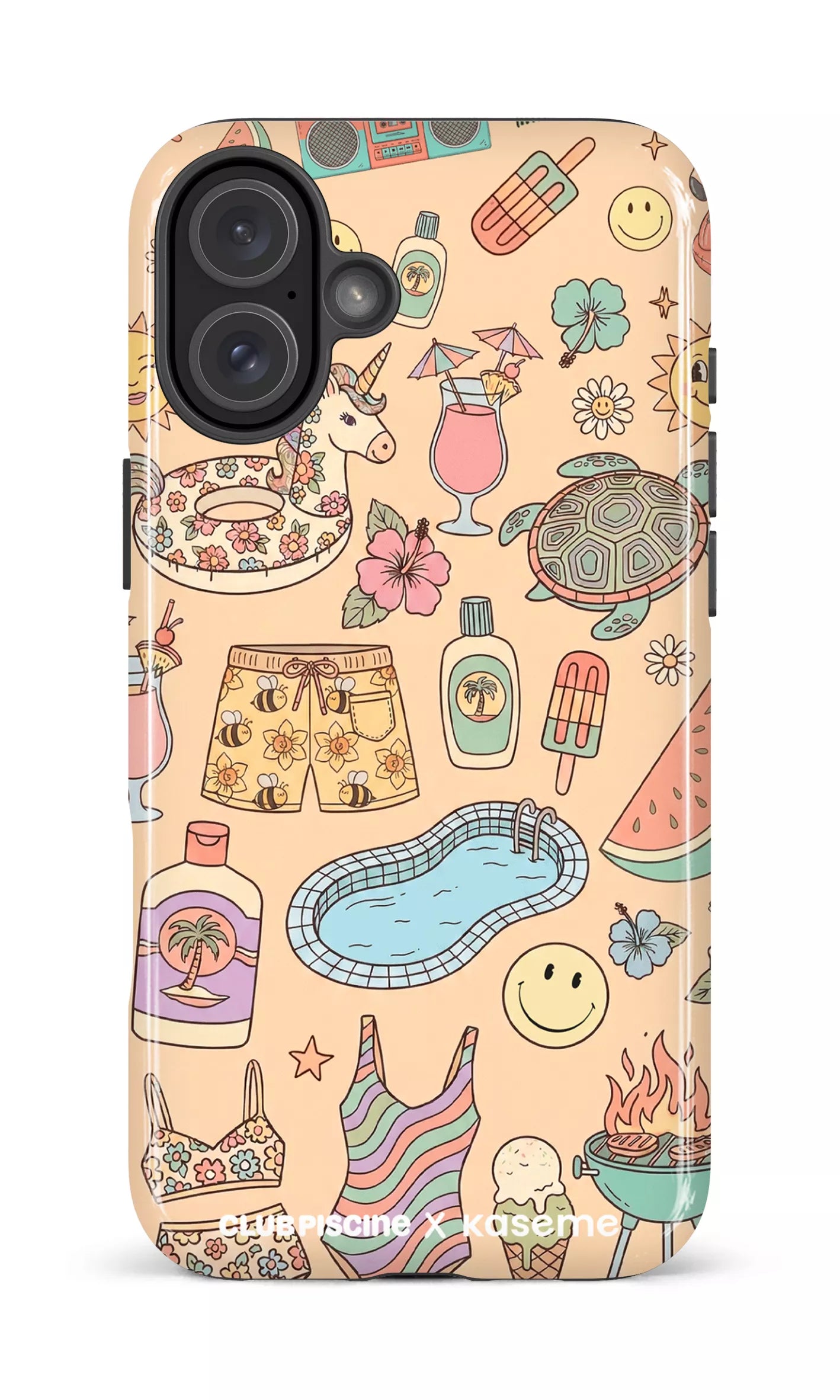 iPhone 16 Plus Impact Case Summer Icon by Club Piscine -