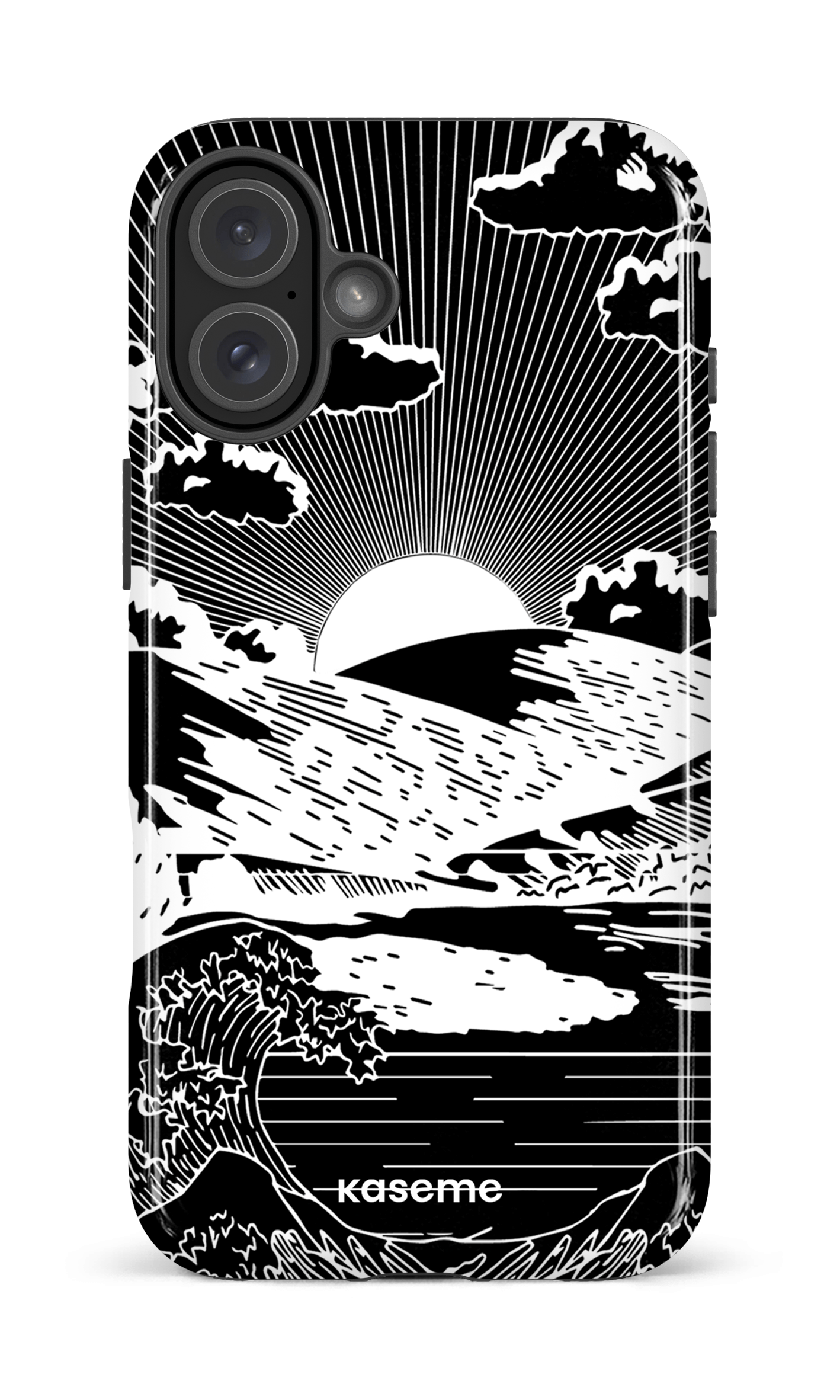 iPhone 16 Plus Impact Case Sunbath black -