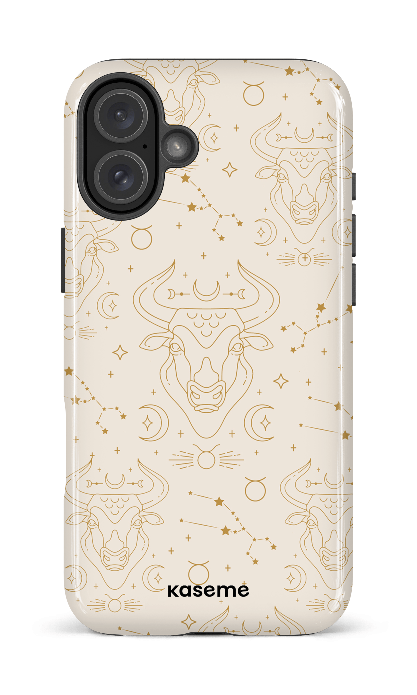 iPhone 16 Plus Impact Case Taurus Beige -