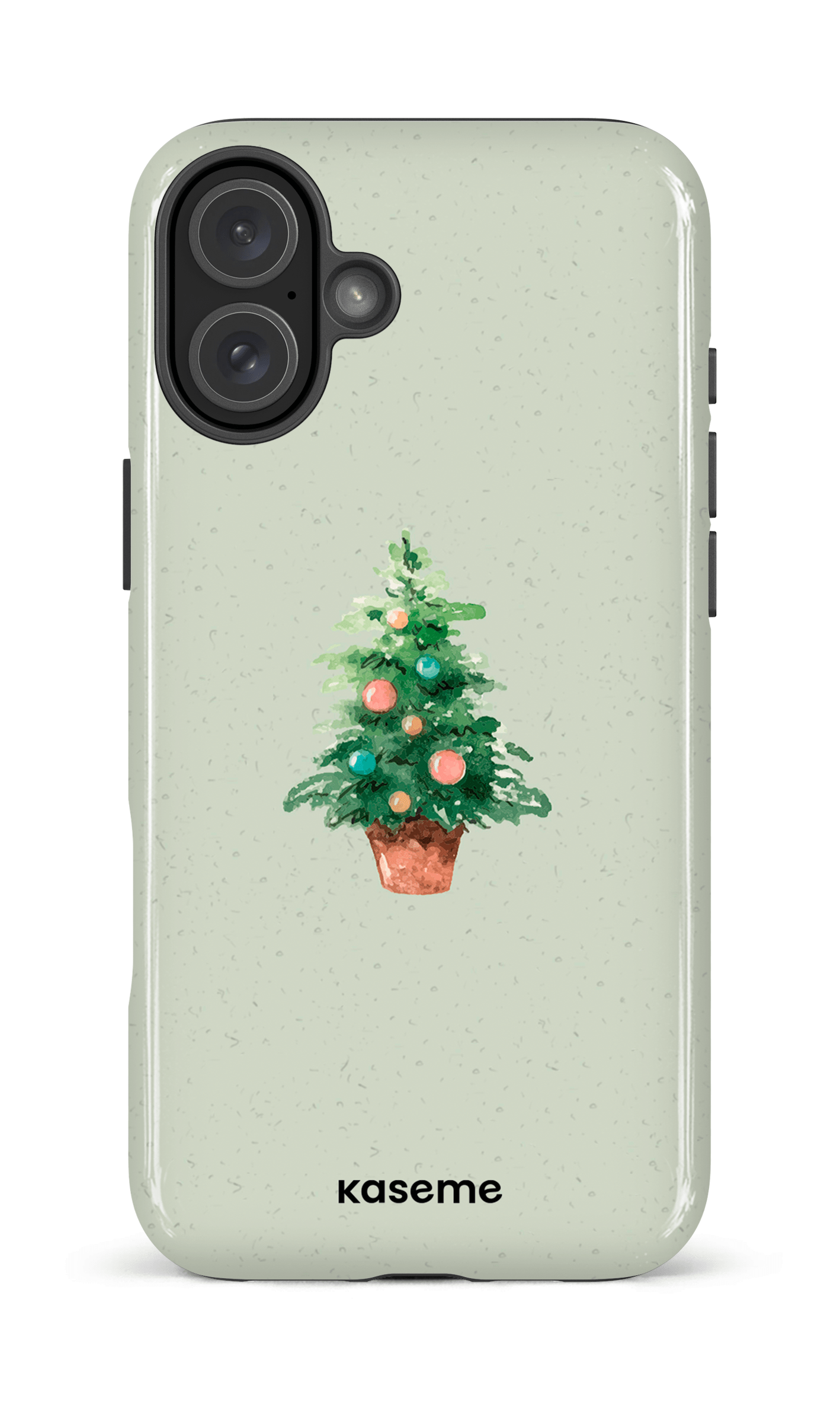 iPhone 16 Plus Impact Case Xmas Green -