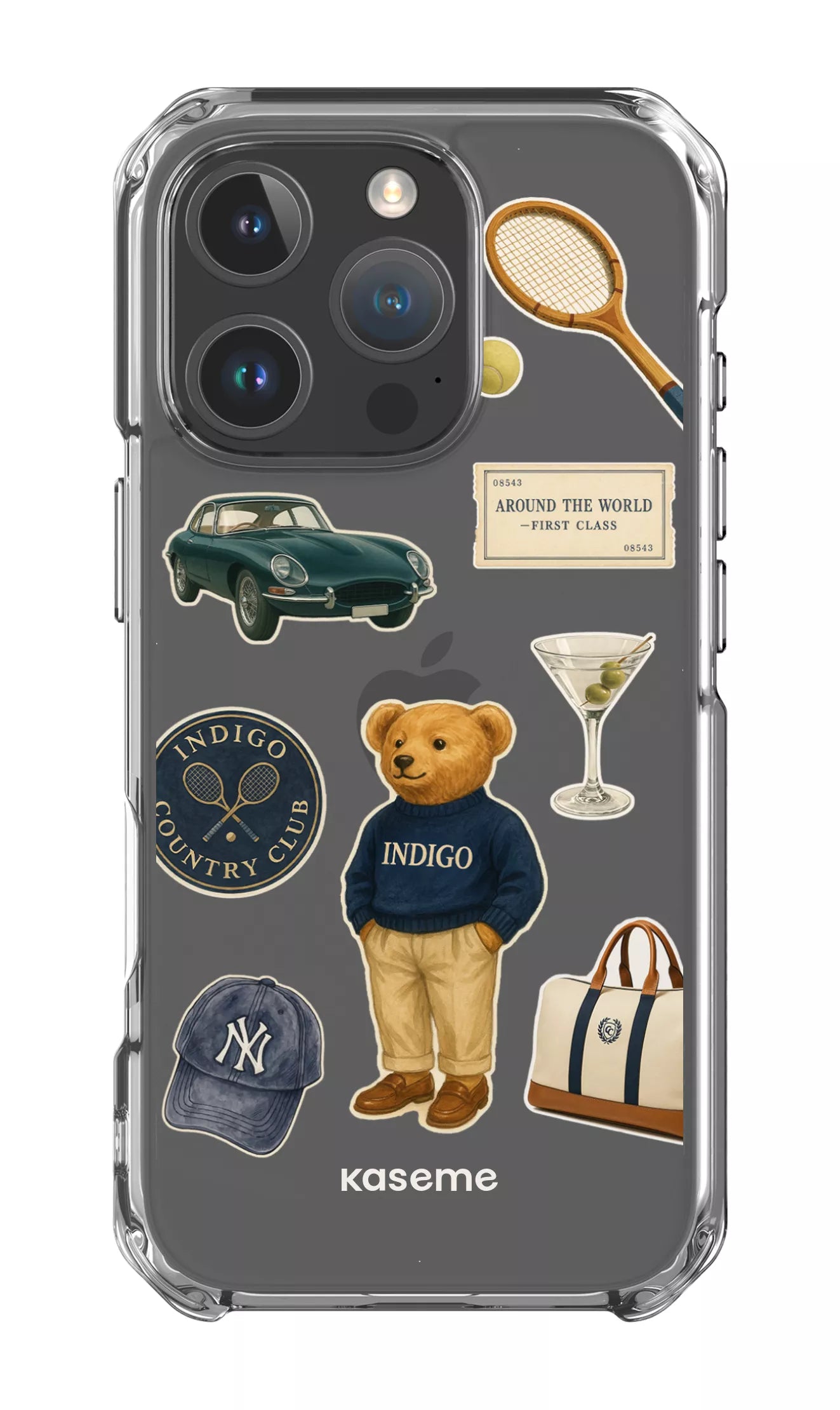 iPhone 16 Pro Clear Case Kingsley Clear Case -