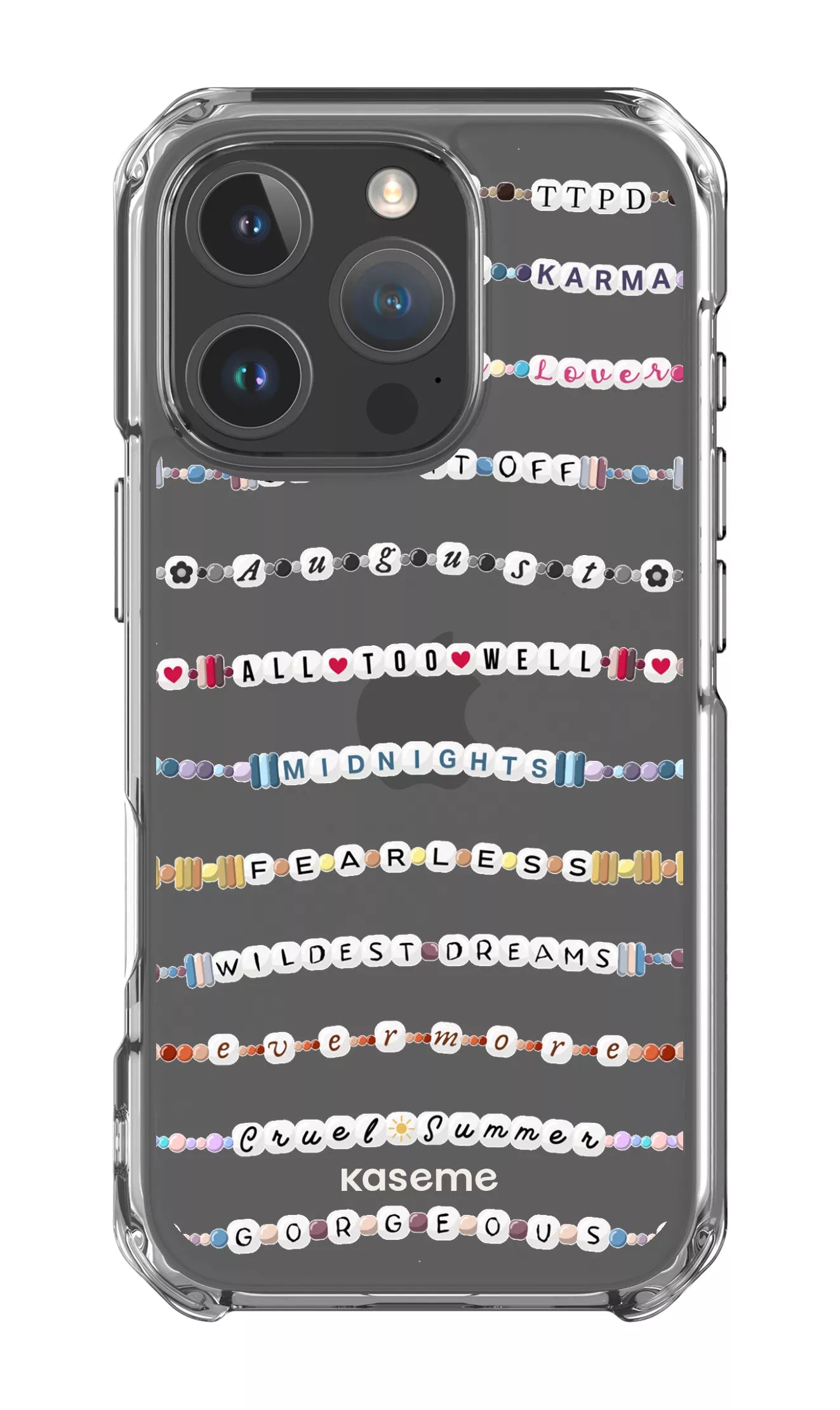 iPhone 16 Pro Clear Case Love Story Clear Case -