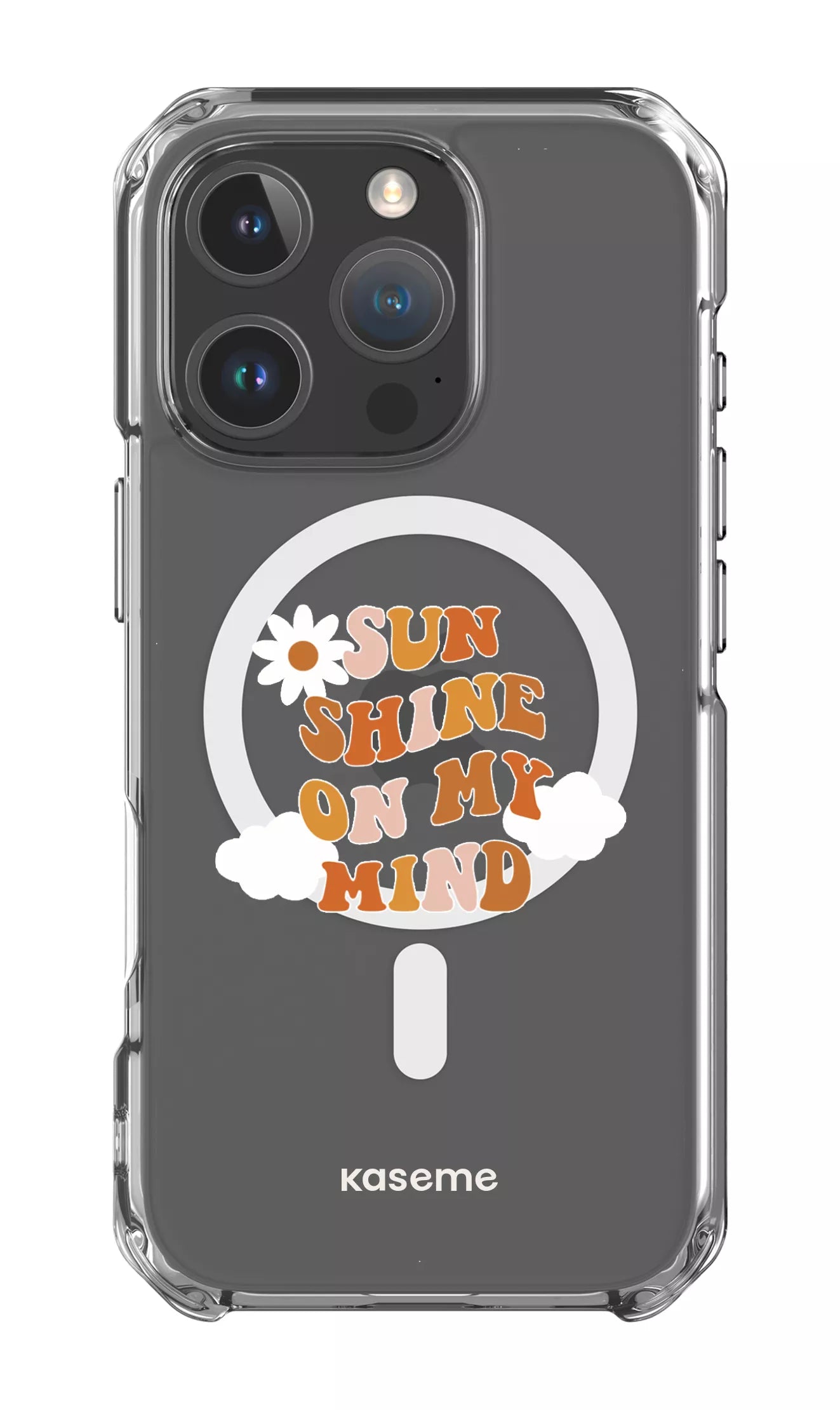 iPhone 16 Pro Clear Case Magsafe Cheerful Clear Case -