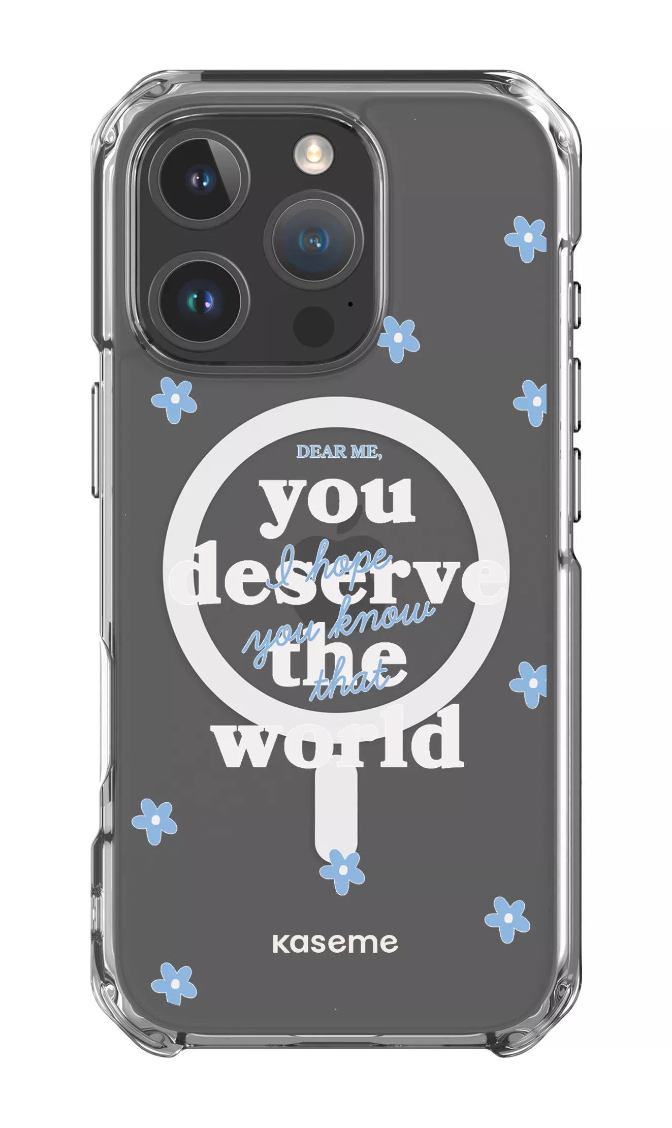 iPhone 16 Pro Clear Case Magsafe Dear Me Clear Case -