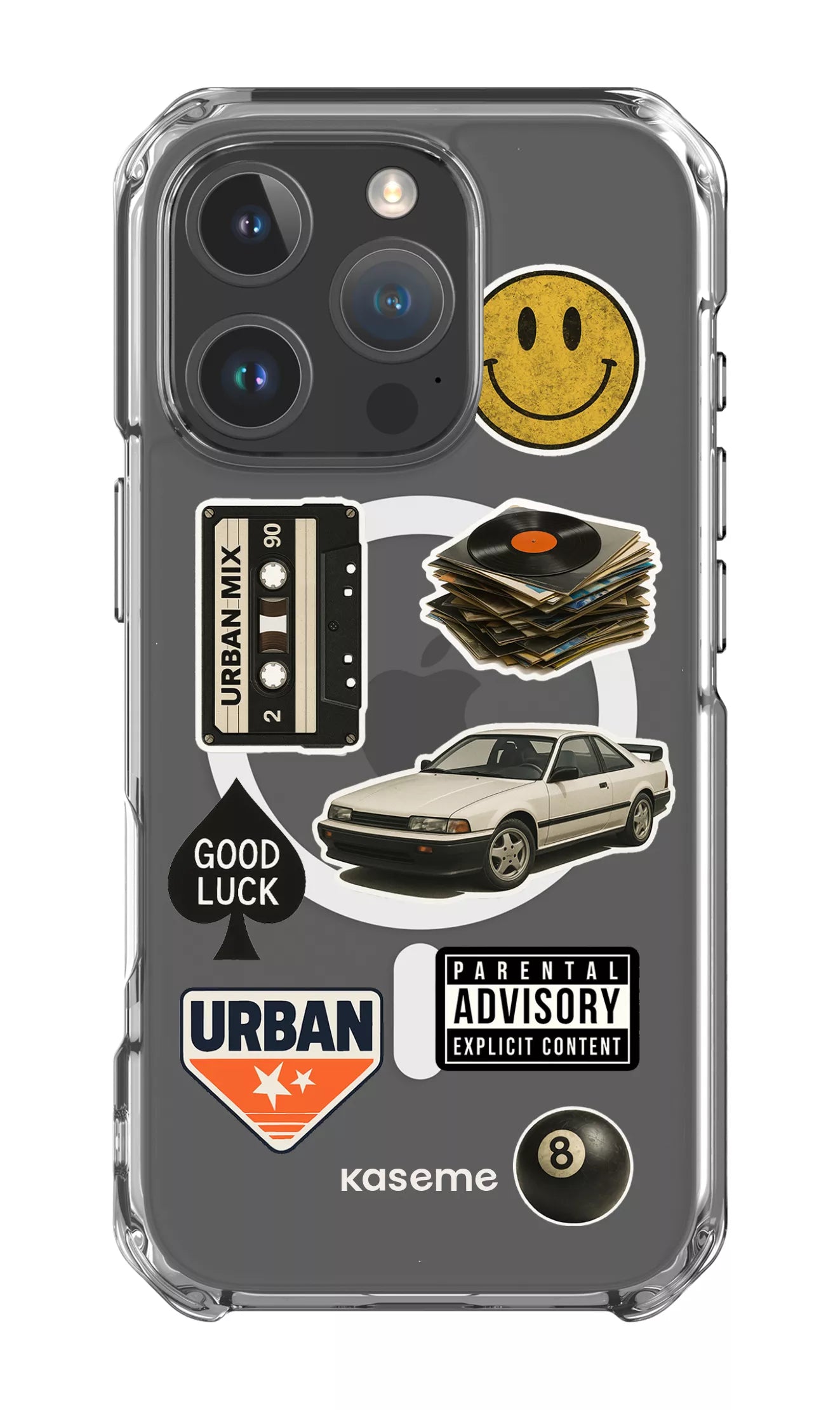 iPhone 16 Pro Clear Case Magsafe Downtown Clear Case -