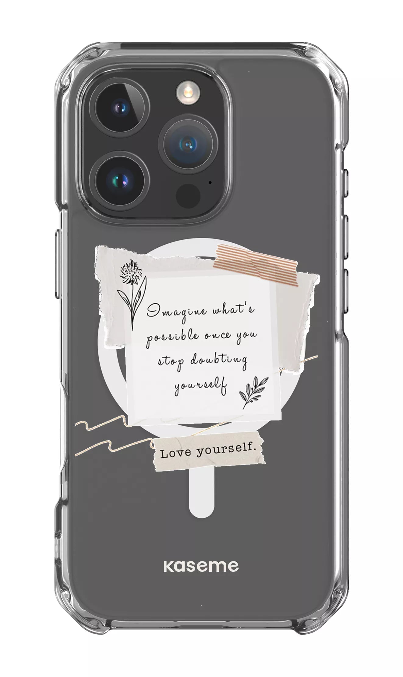 iPhone 16 Pro Clear Case Magsafe Faith Clear Case -