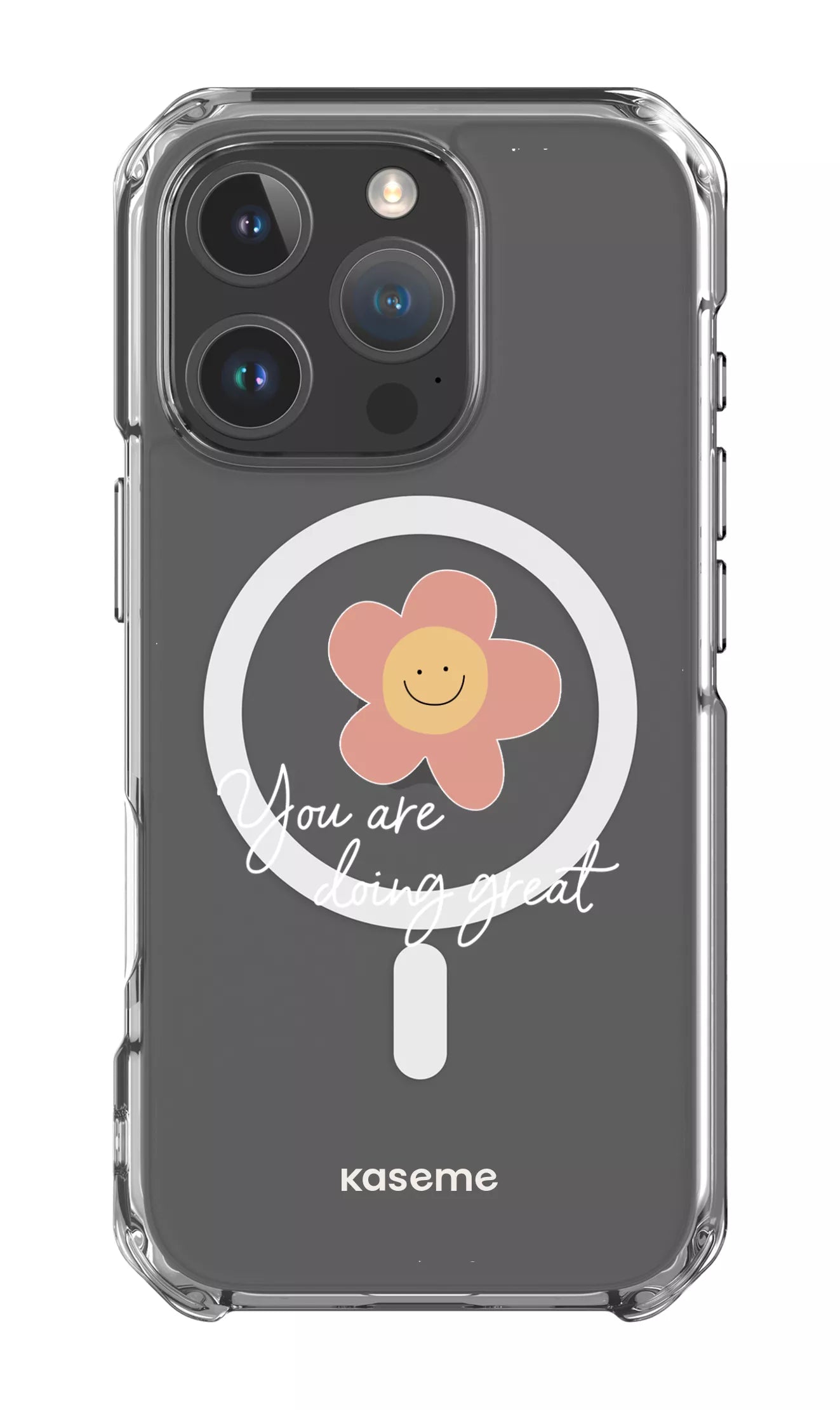 iPhone 16 Pro Clear Case Magsafe Keep going Clear Case -