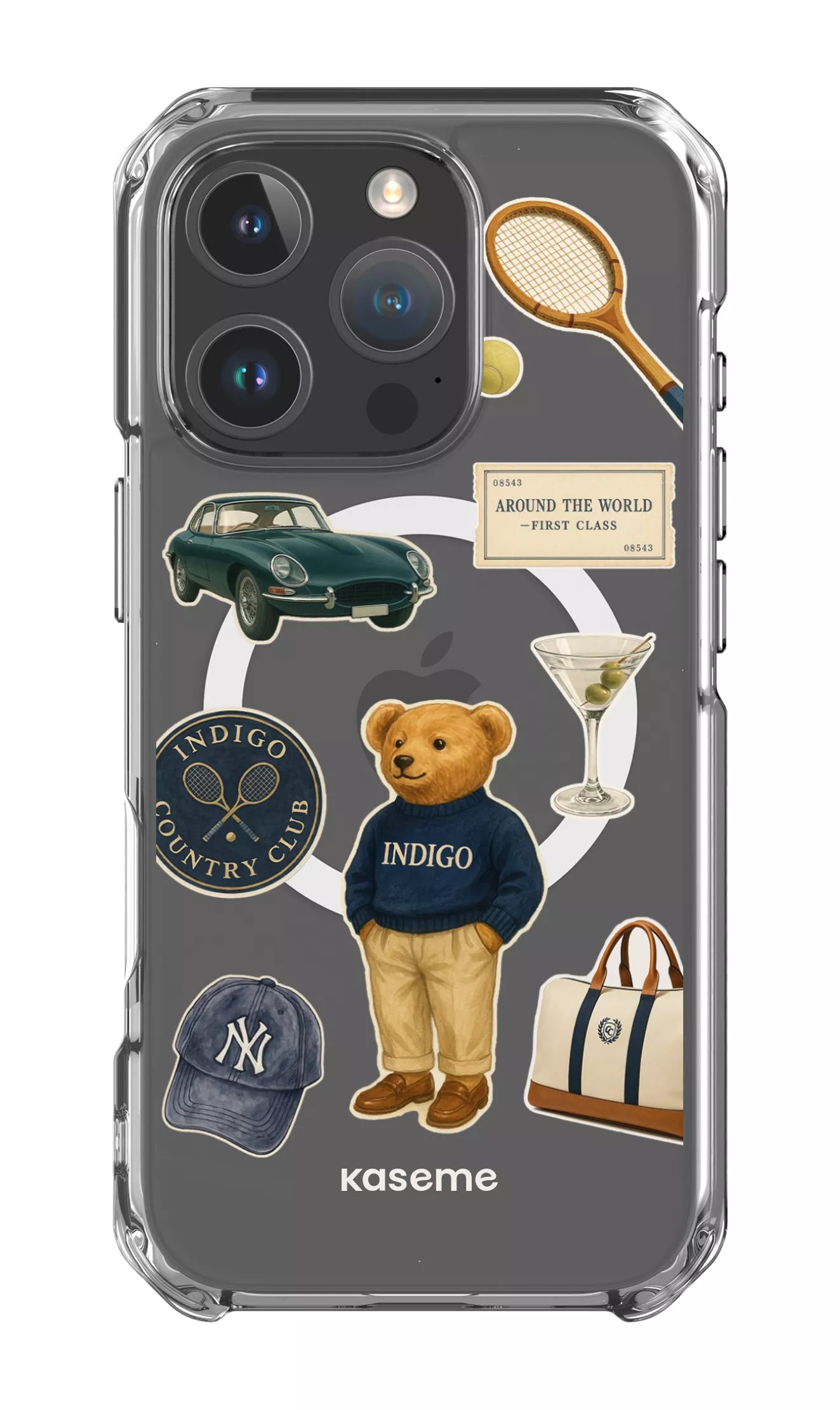iPhone 16 Pro Clear Case Magsafe Kingsley Clear Case -
