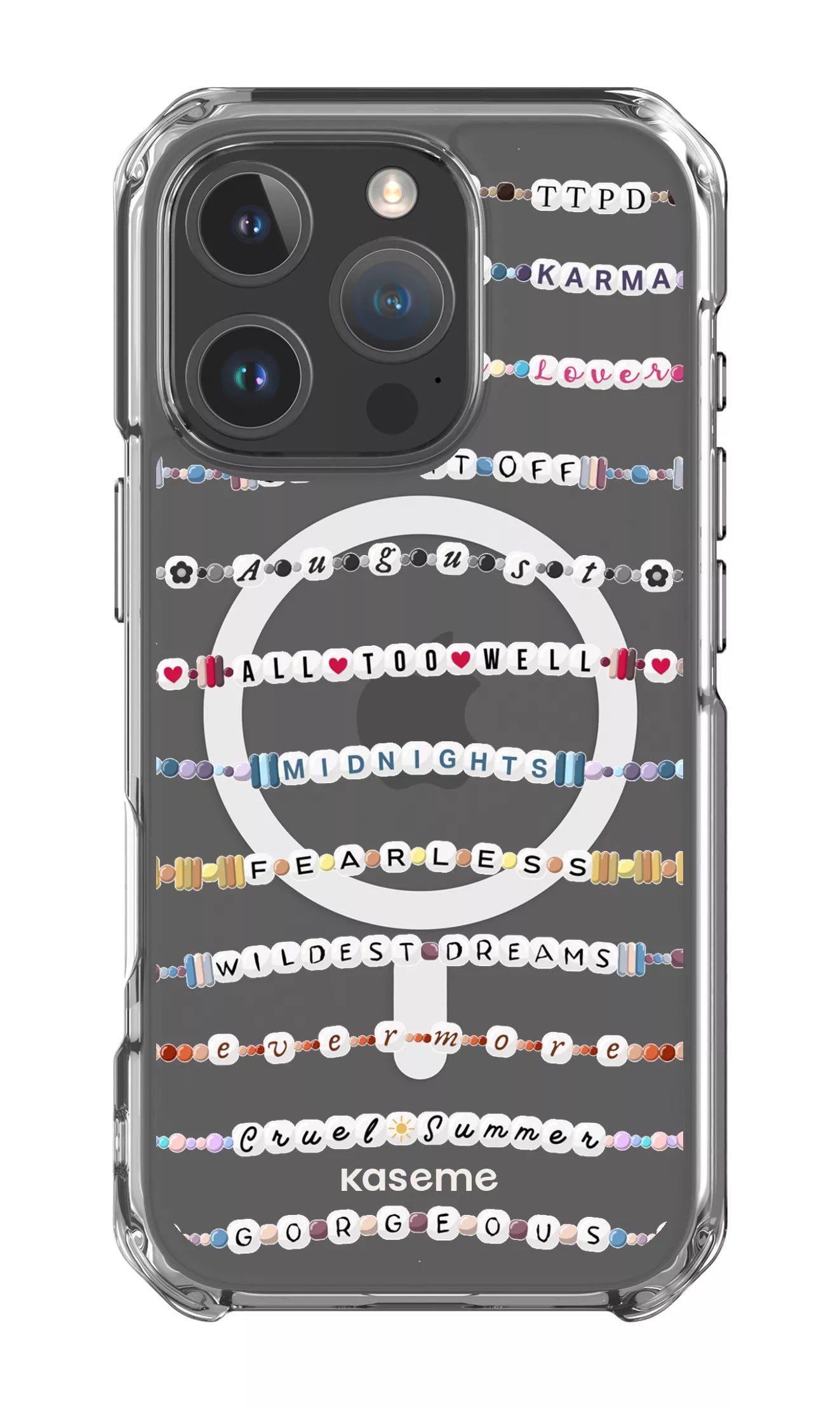 iPhone 16 Pro Clear Case Magsafe Love Story Clear Case -