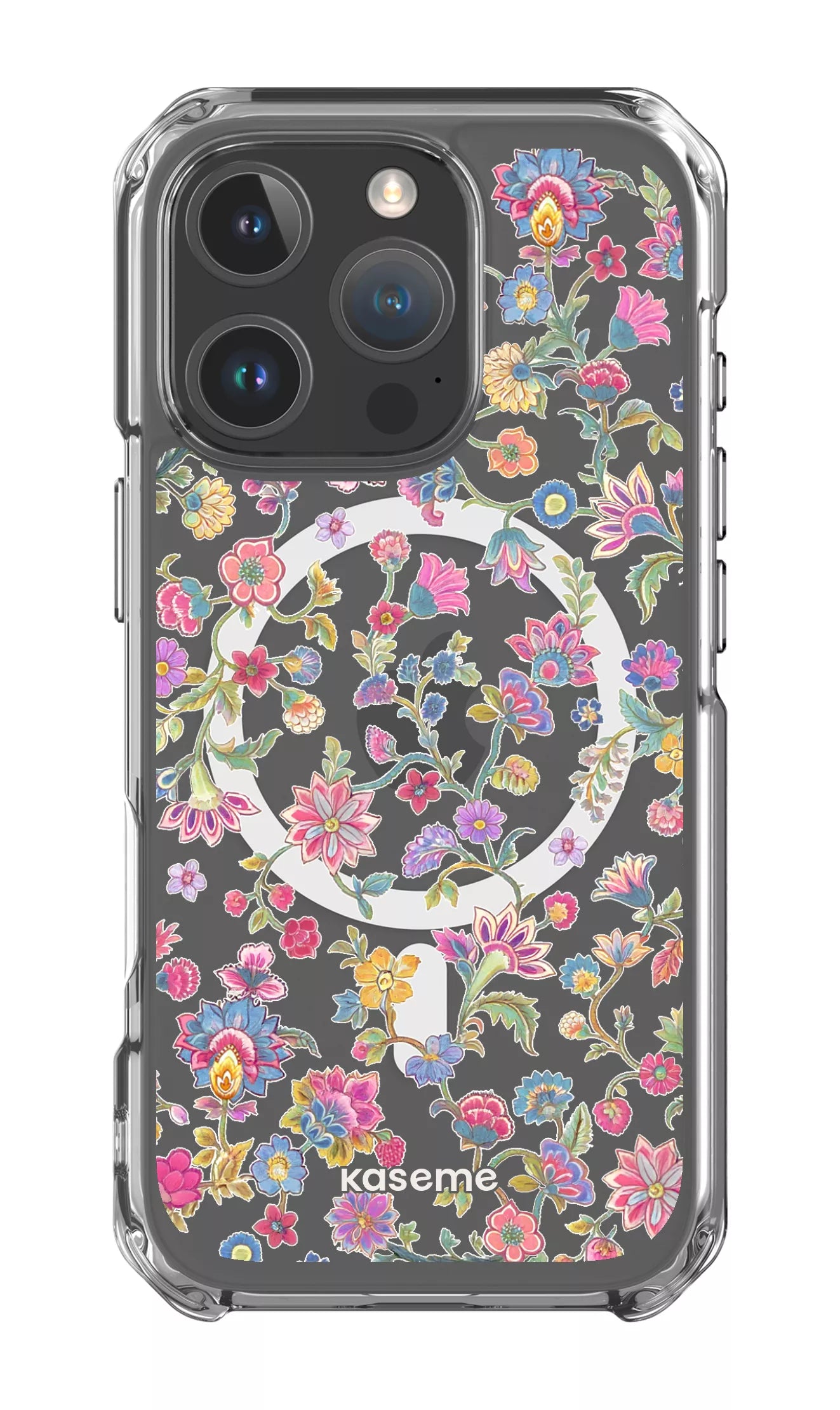 iPhone 16 Pro Clear Case Magsafe Secret Garden Clear Case -