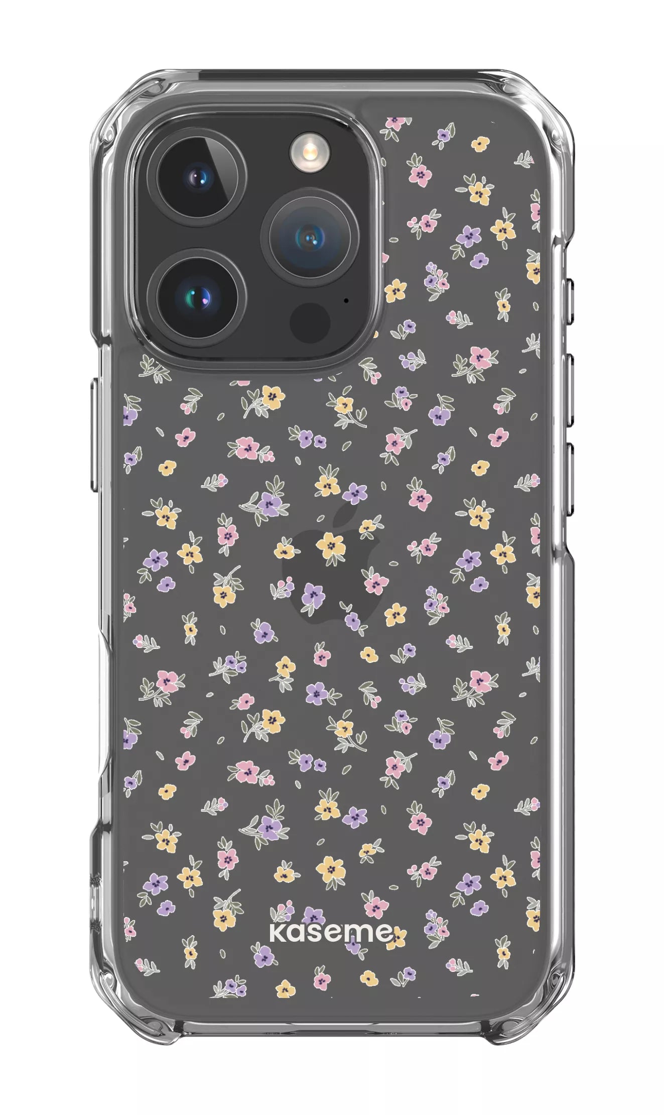 iPhone 16 Pro Clear Case Porcelain Blossom Clear Case -