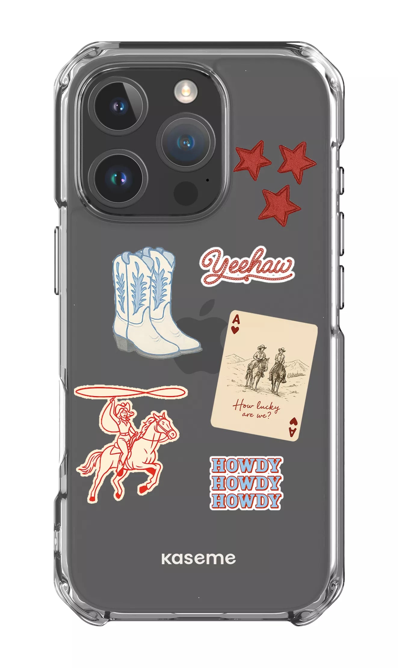 iPhone 16 Pro Clear Case Yeehaw Clear Case -
