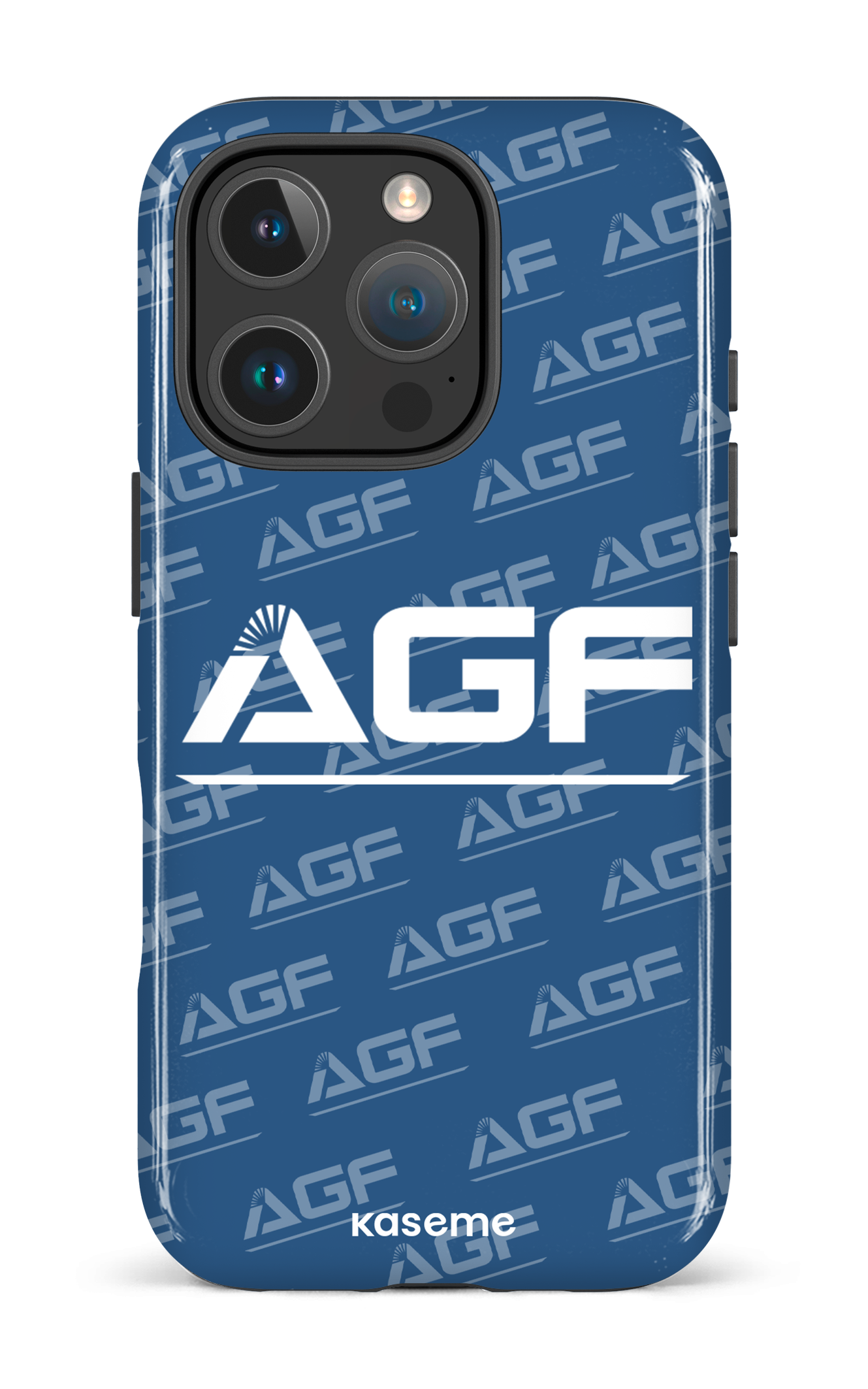 iPhone 16 Pro Impact Case AGF Bleu -