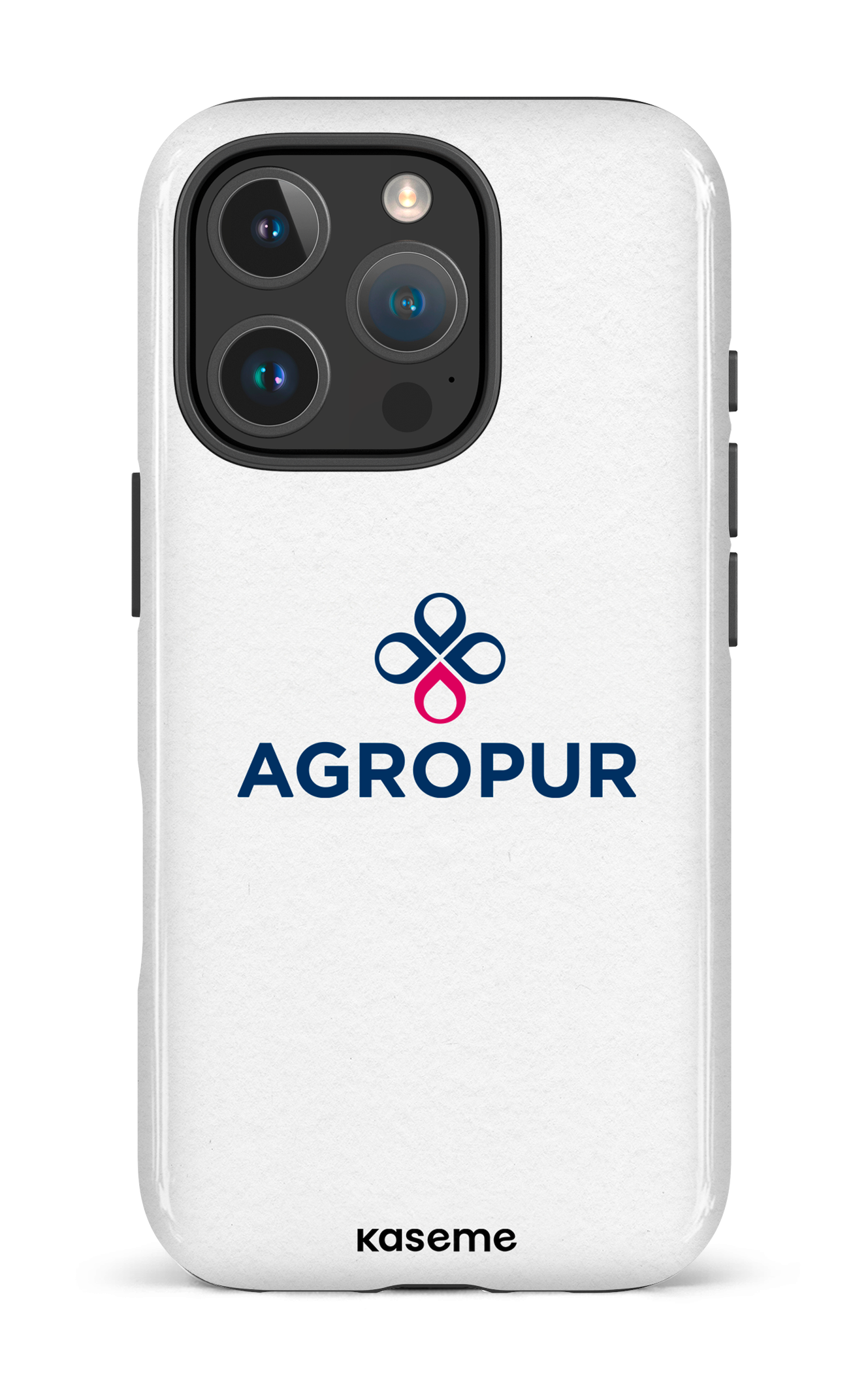 iPhone 16 Pro Impact Case Agropur Blanc -