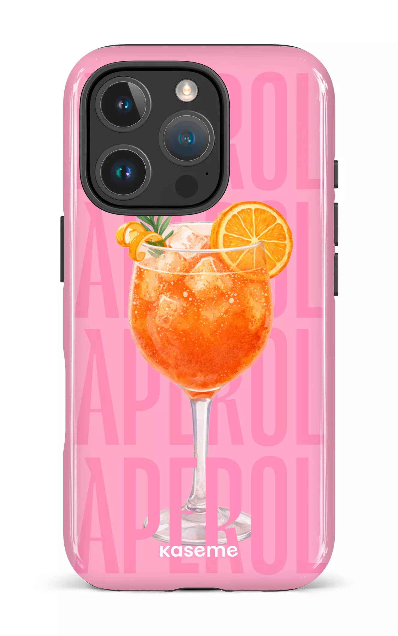 iPhone 16 Pro Impact Case Aperol Sunset Pink -