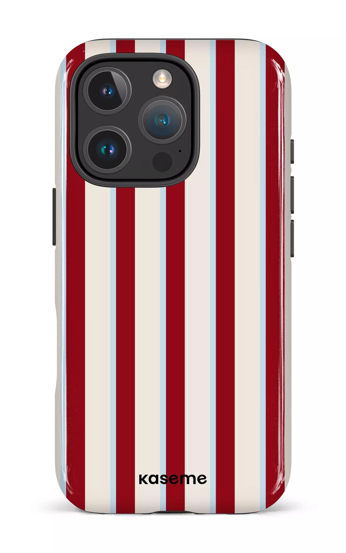 iPhone 16 Pro Impact Case Berry Lane Red & Blue -