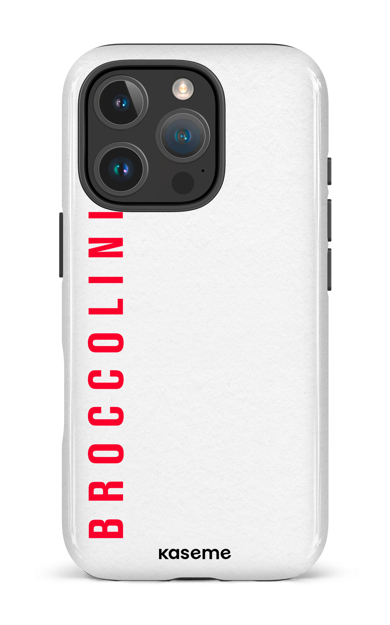 iPhone 16 Pro Impact Case Broccolini Blanc -