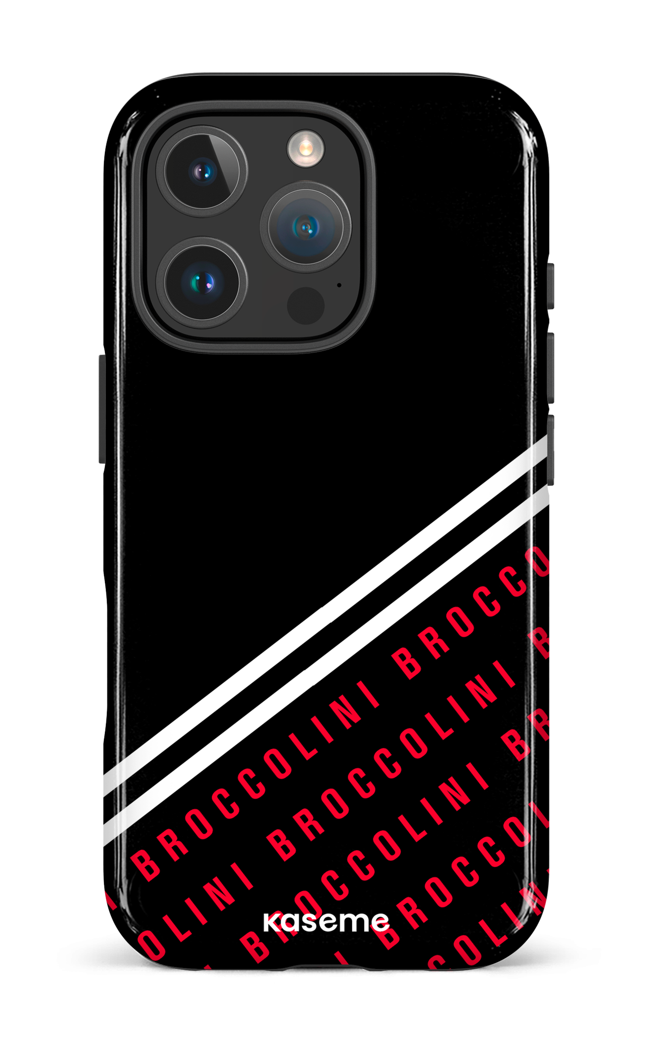 iPhone 16 Pro Impact Case Broccolini Noir -